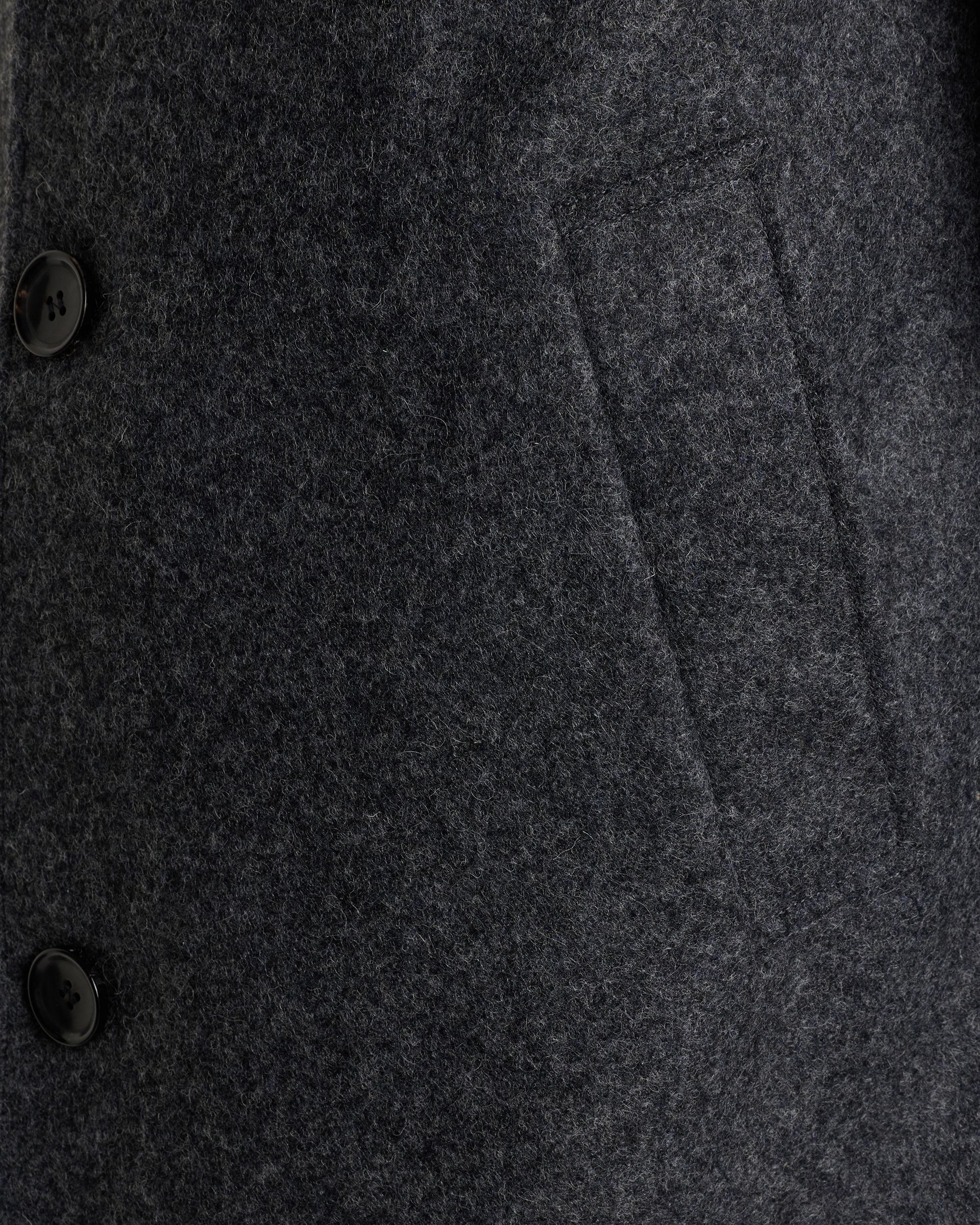 Bally Global - Car Coat in Dark Grey Wool - Grey