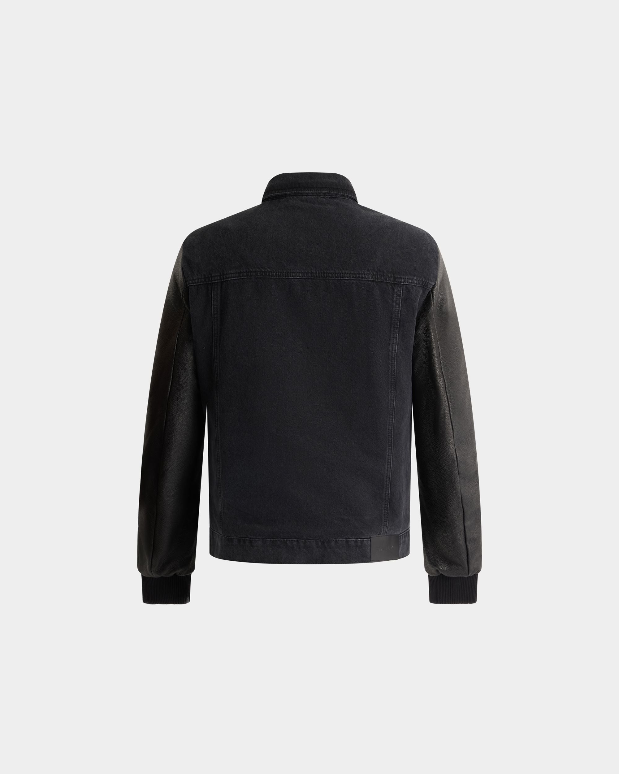 Bally Global - Trucker Jacket in Dark Grey Cotton - Grey