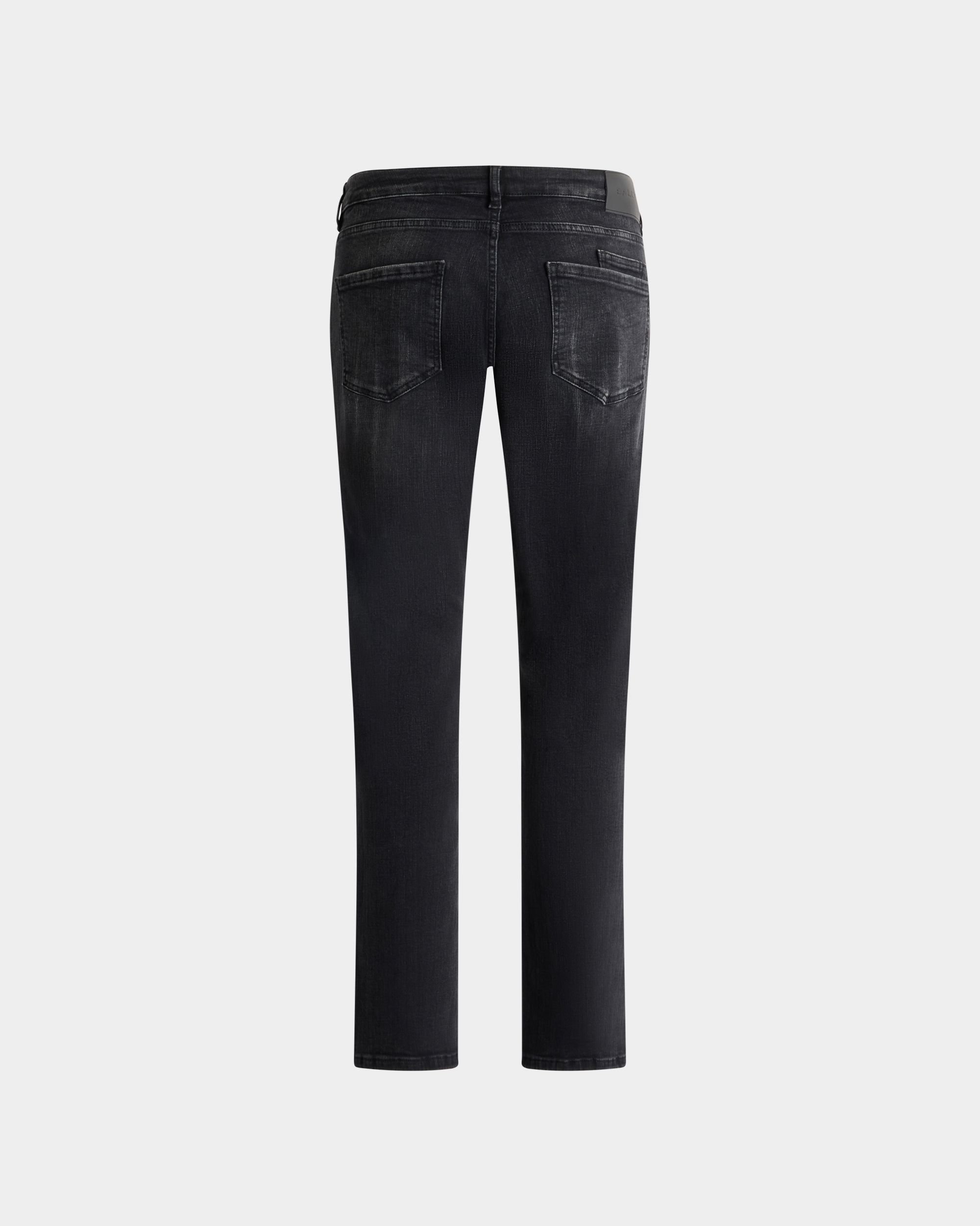 Bally Global - Denim Pants in Dark Grey Stretch Cotton - Grey