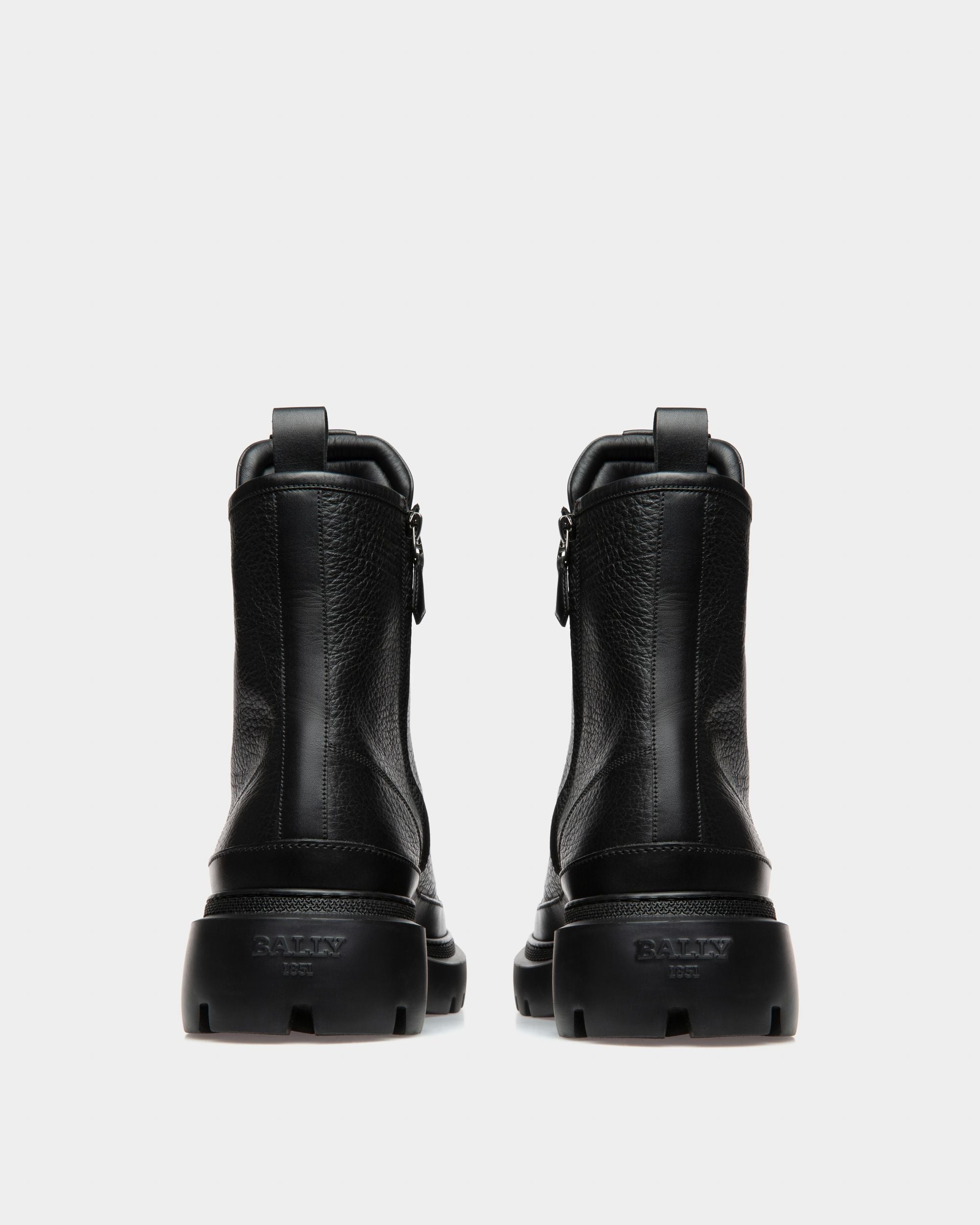 Bally Global - Vatiz Leather Boots In Black - Black