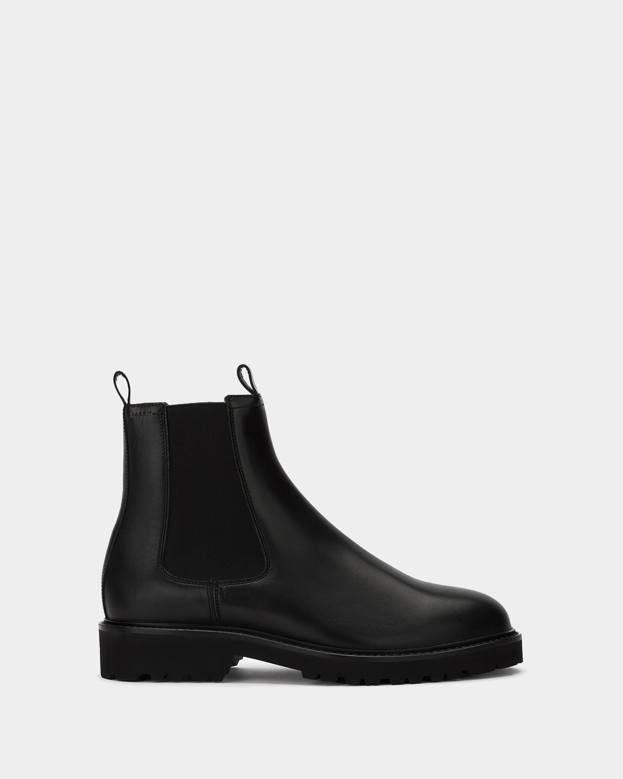 Bally Global - Men's Black Leather Boots - Black