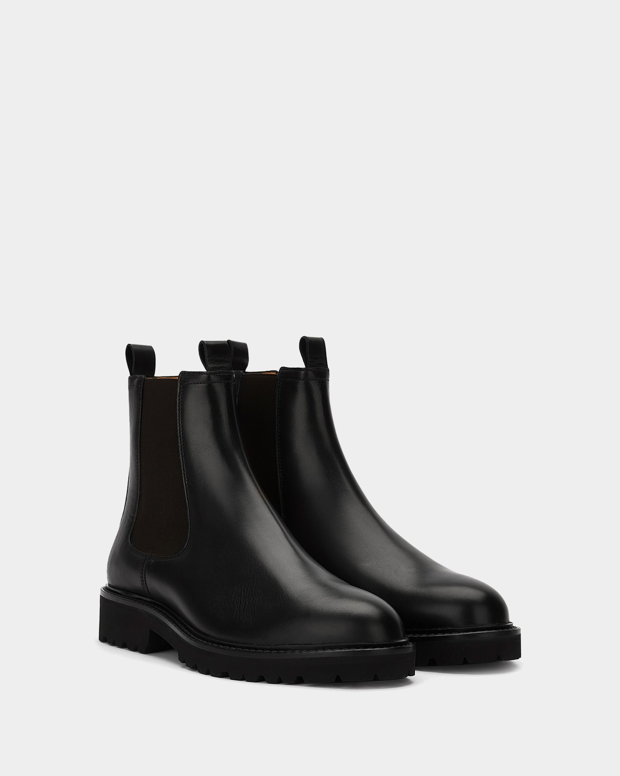 Bally Global - Men's Black Leather Boots - Black
