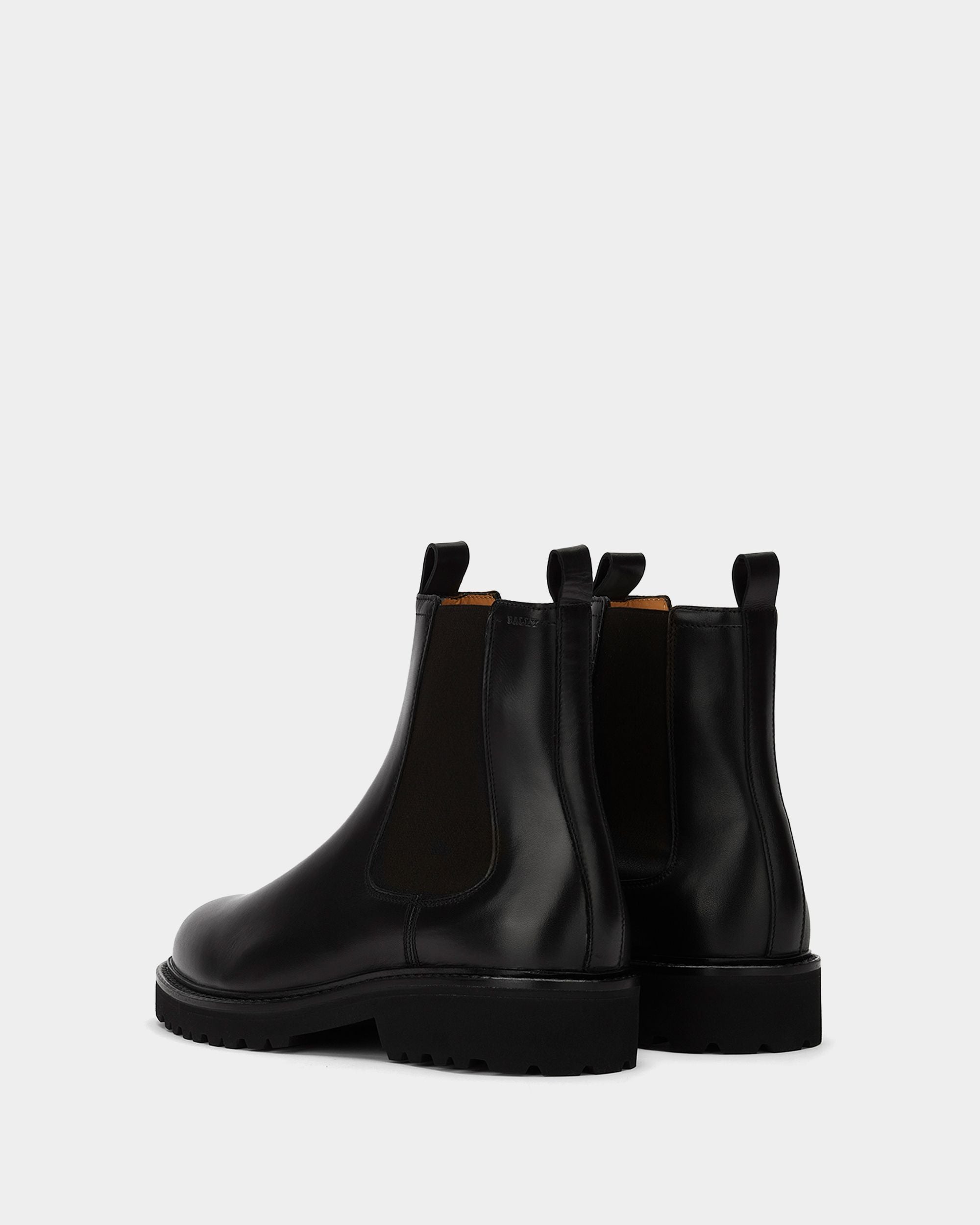 Bally Global - Men's Black Leather Boots - Black
