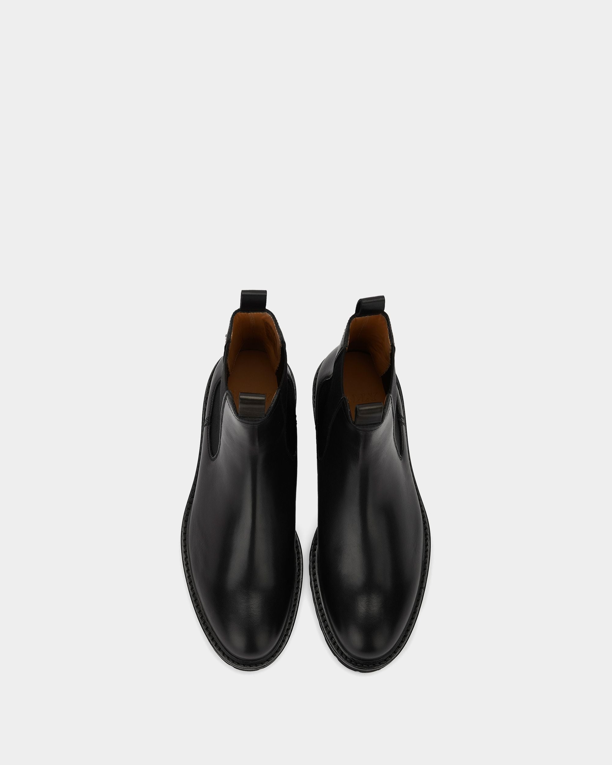 Bally Global - Men's Black Leather Boots - Black