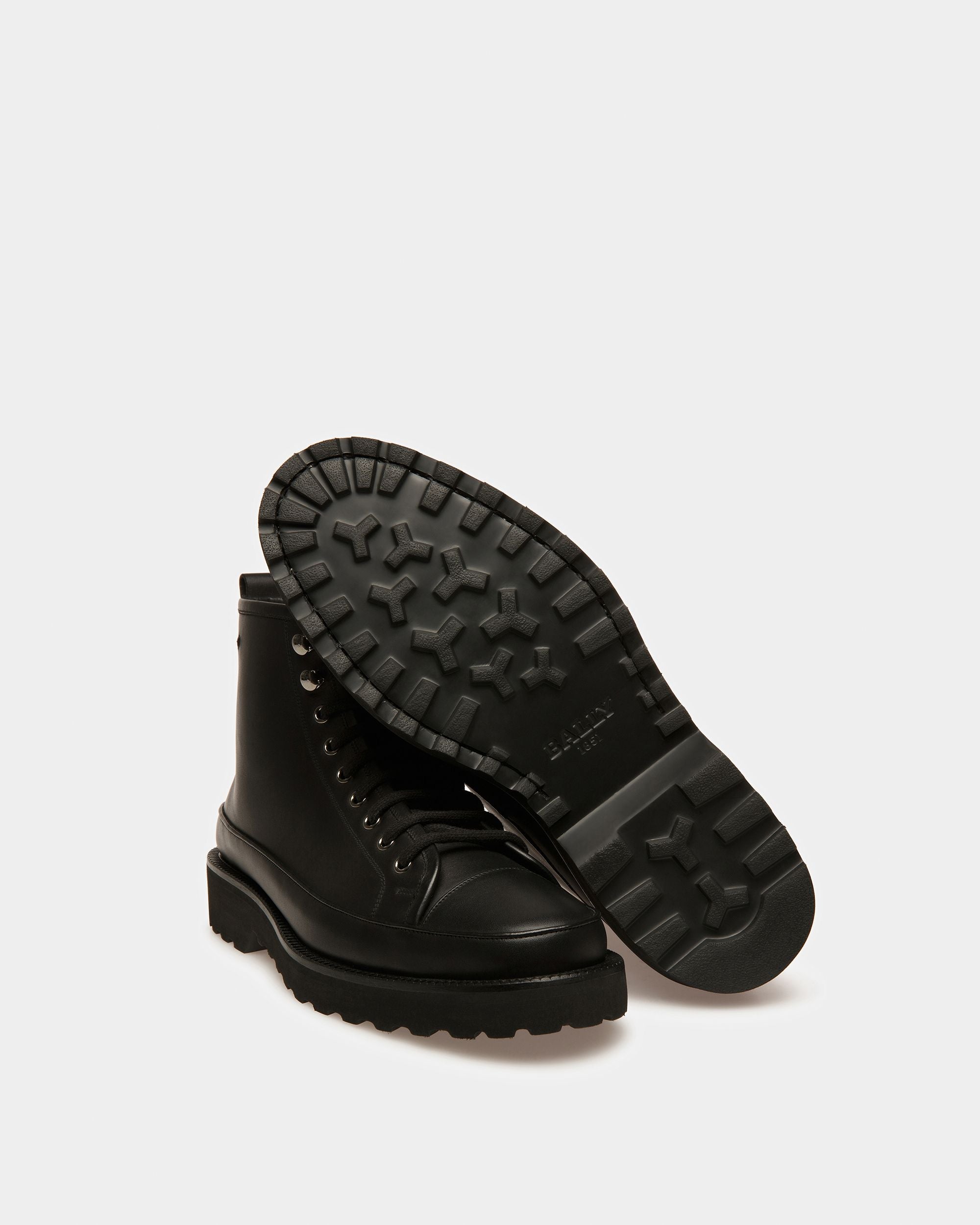 Bally Global - Nortis Leather Boots In Black - Black
