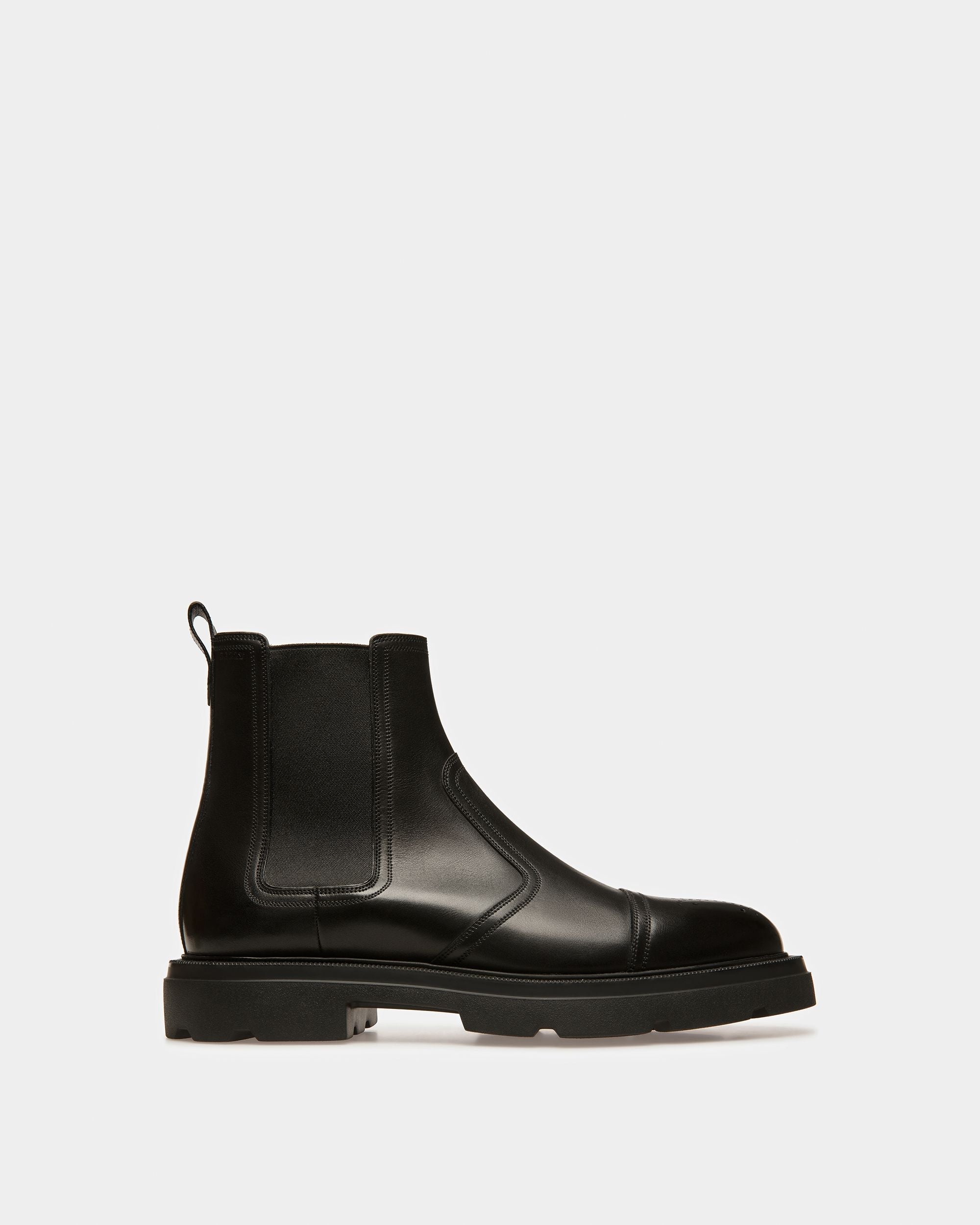 Bally Global - Zecron Leather Boots In Black - Black