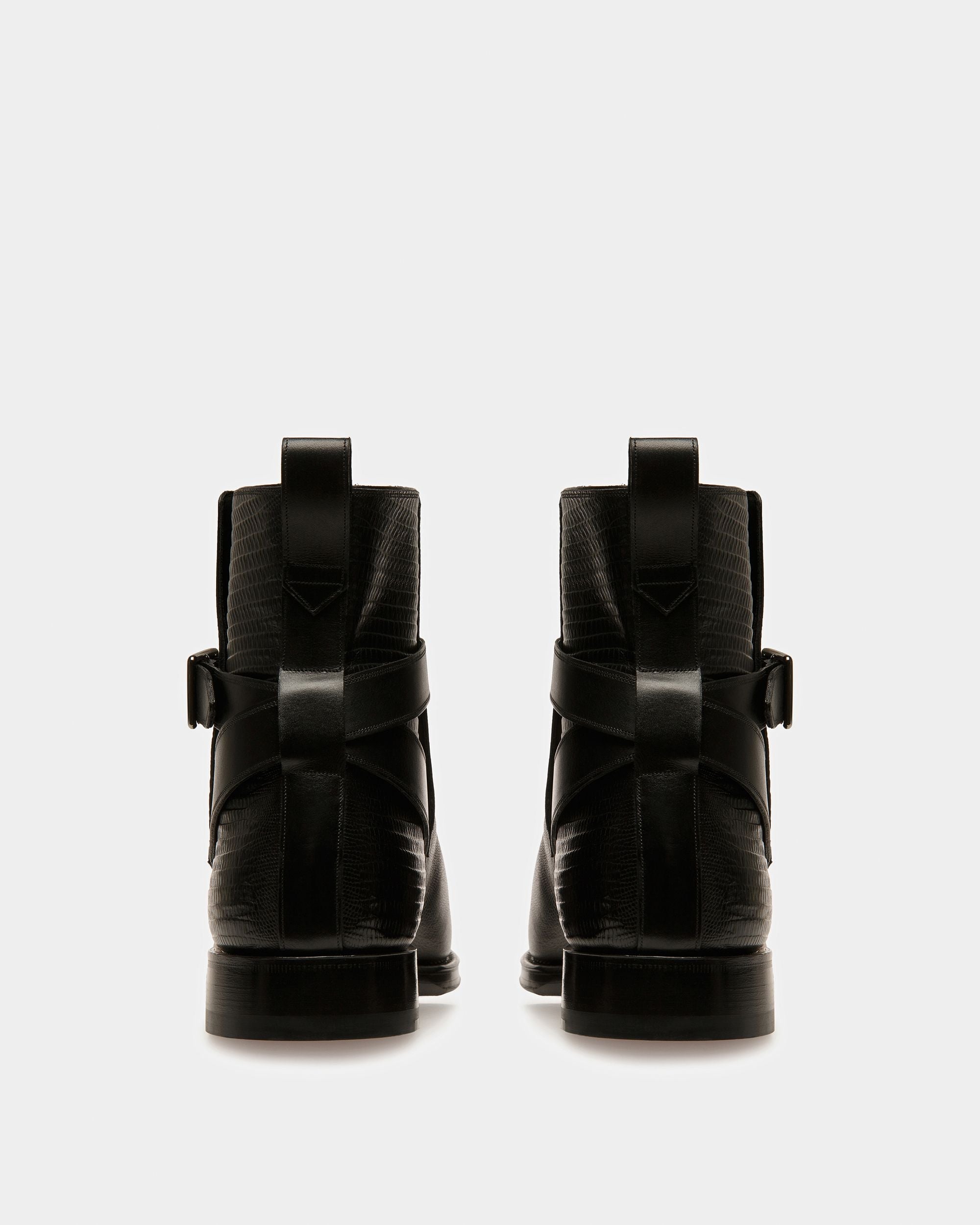 Bally Global - Scaviel Leather Boots In Black - Black