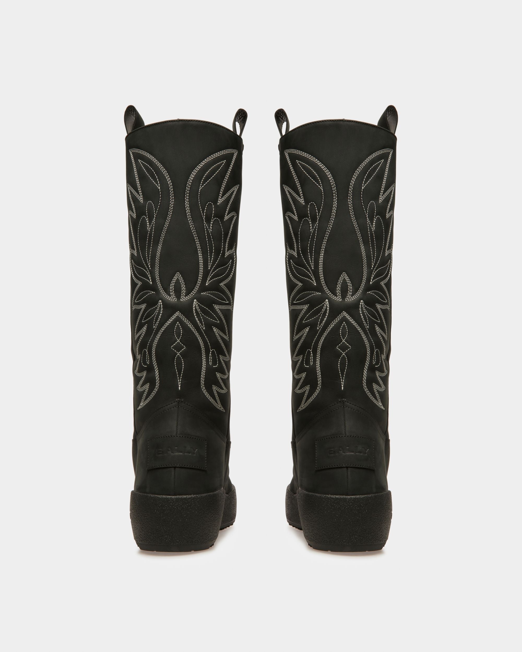 Bally Global - Montana Leather Snow Boots In Black - Black