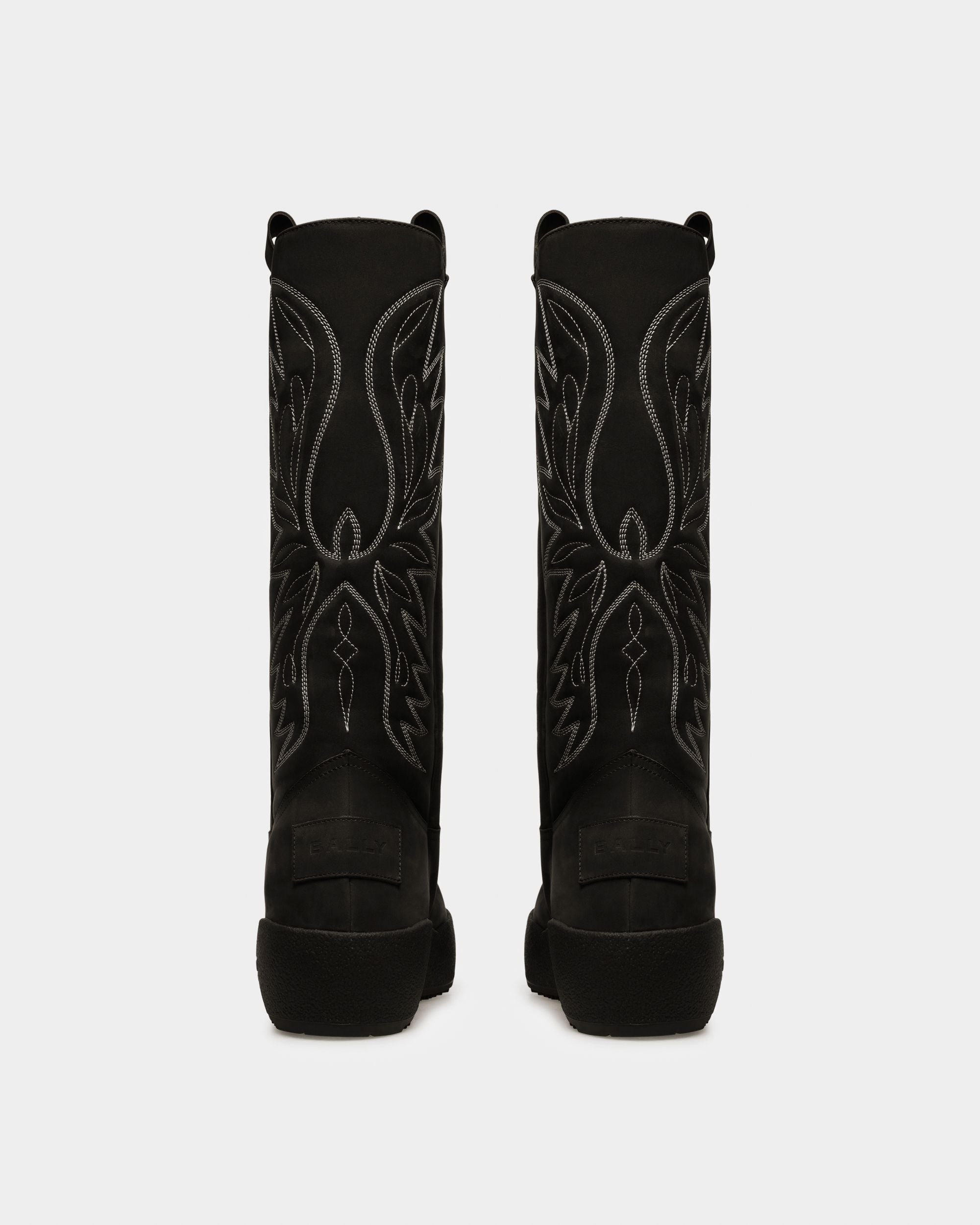 Bally Global - Montana Leather Snow Boots In Black - Black