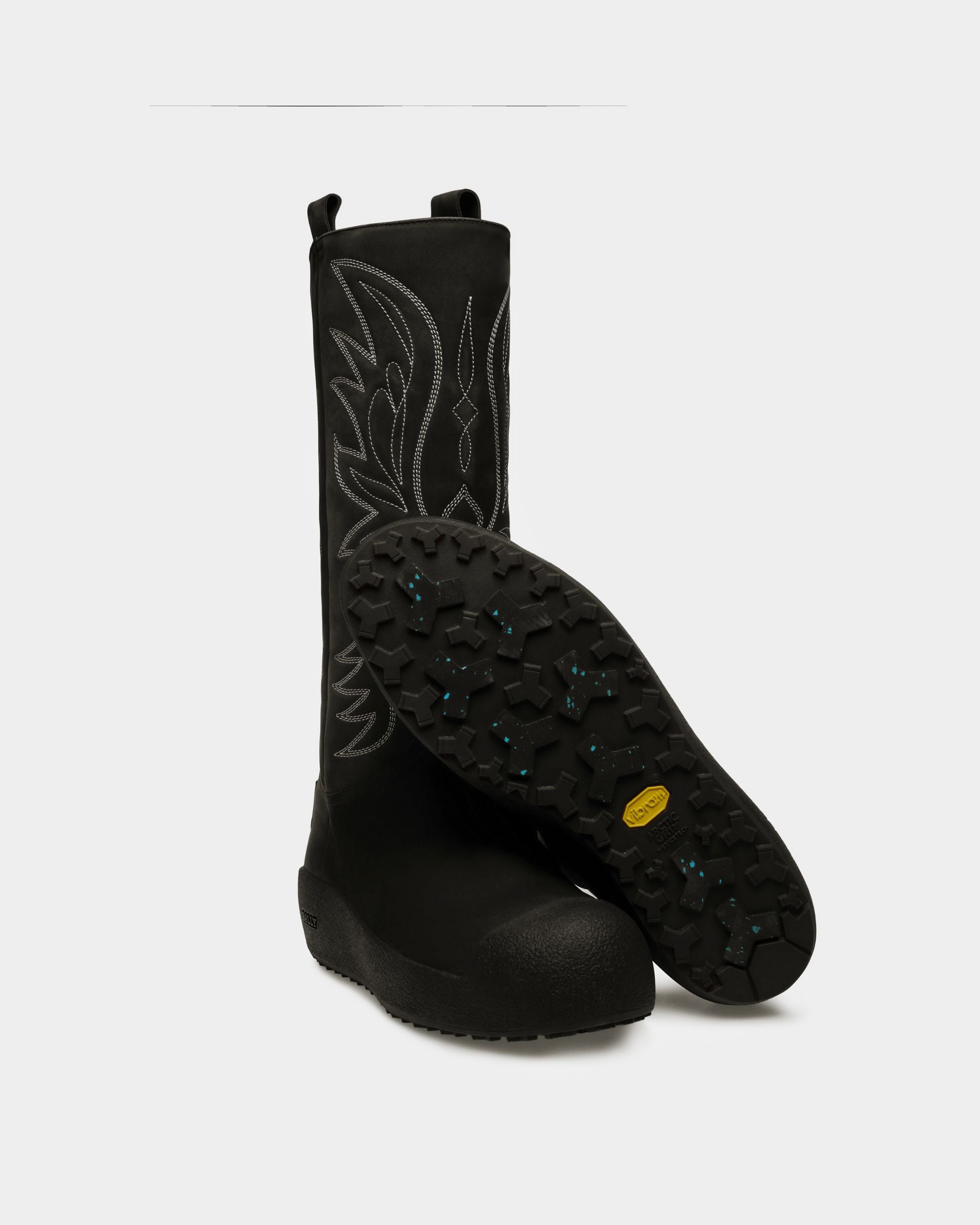 Bally Global - Montana Leather Snow Boots In Black - Black