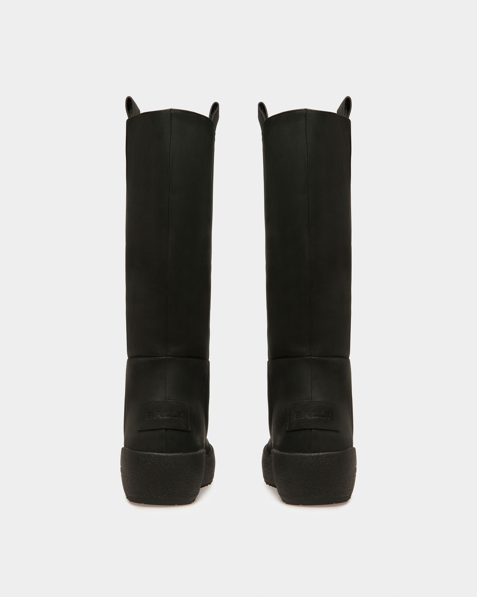 Bally Global - Jackson Leather Snow Boots In Black - Black
