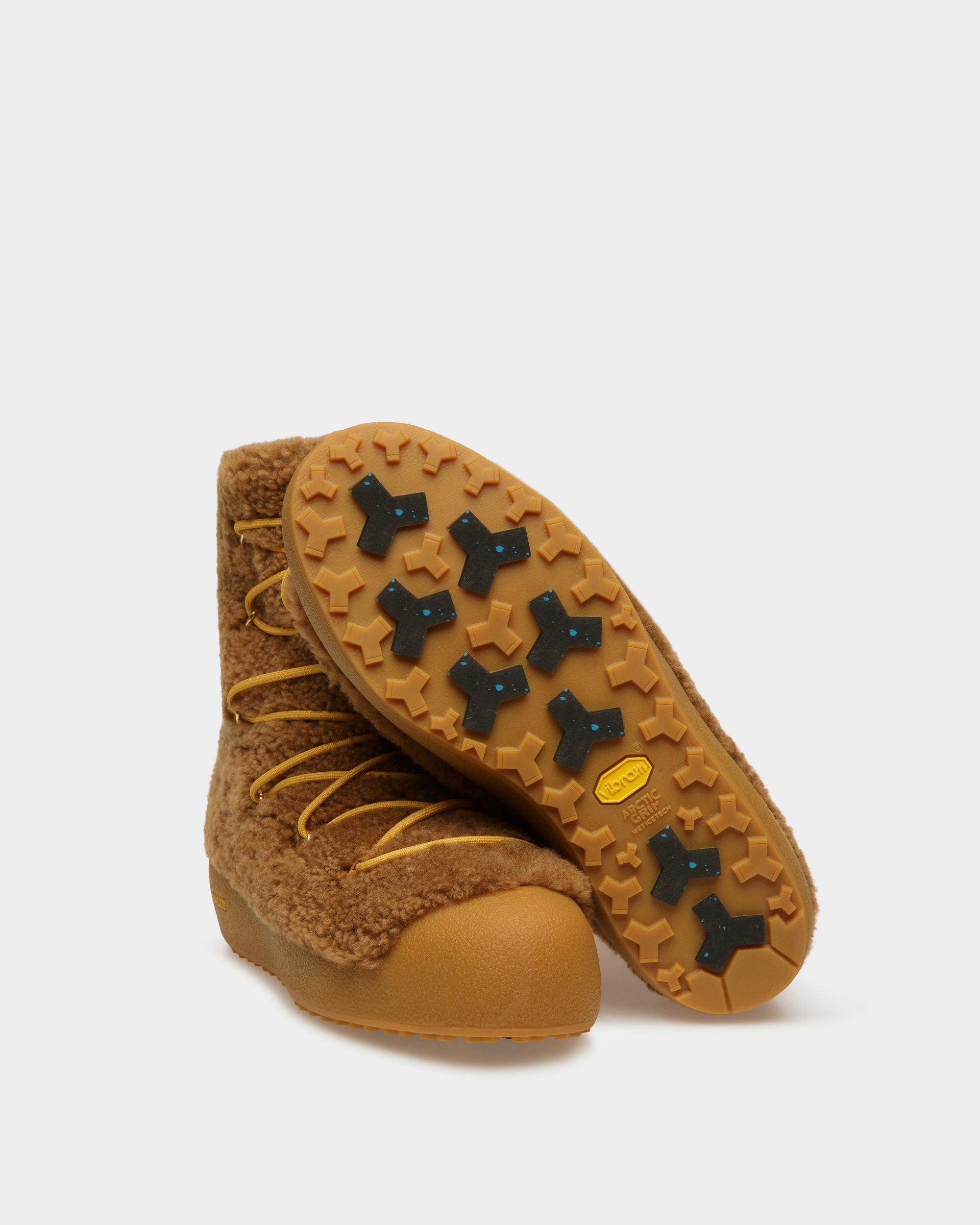 Bally Global - Corviglia Botas De Piel Para La Nieve En Cámel - Marrón