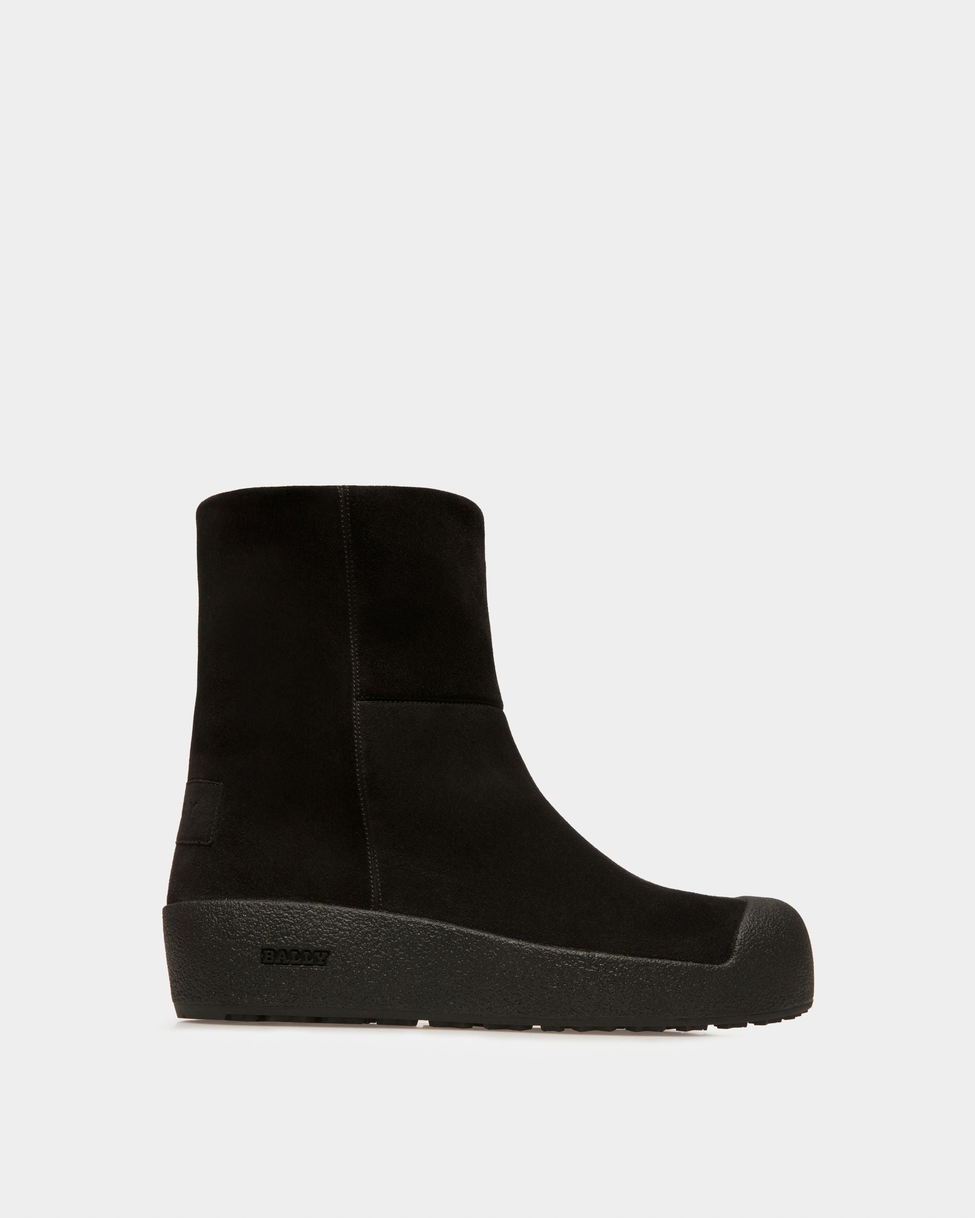 Bally Global - Gstaad Leather Snow Boots In Black - Black