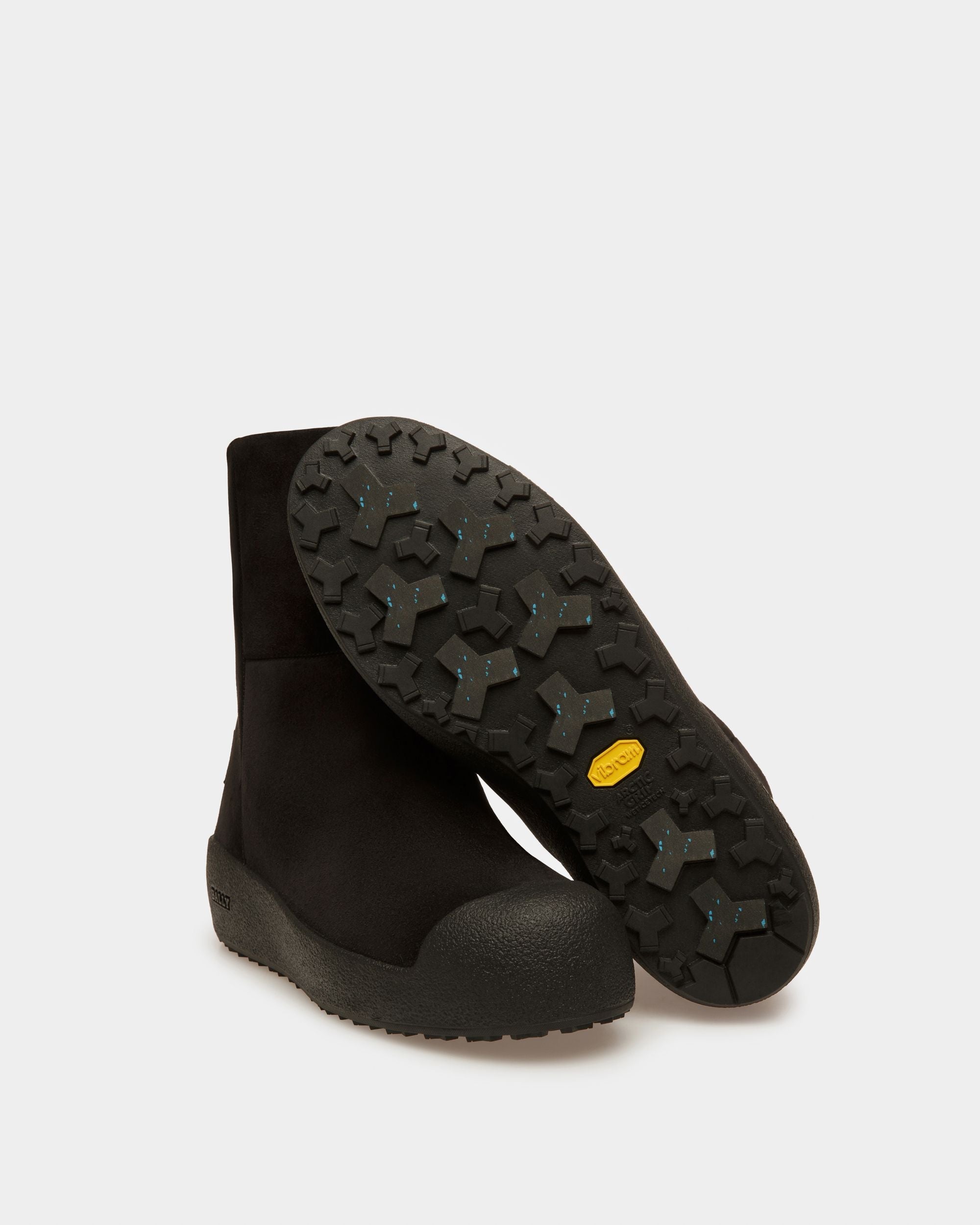 Bally Global - Gstaad Leather Snow Boots In Black - Black