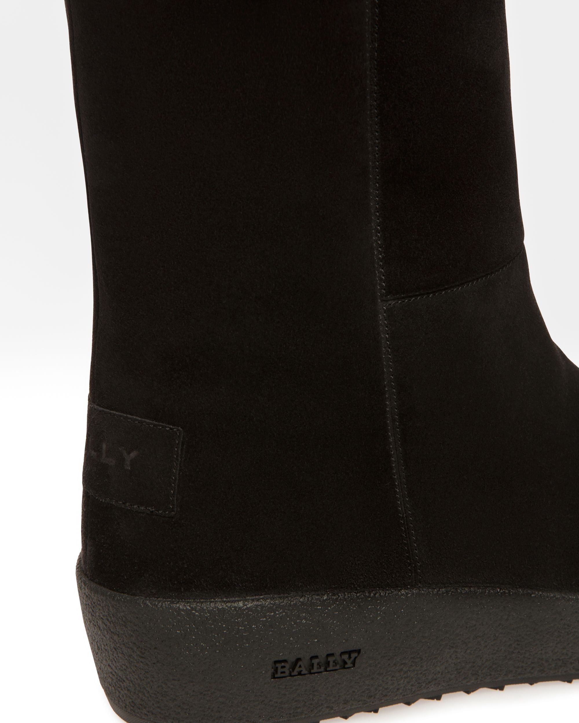 Bally Global - Gstaad Leather Snow Boots In Black - Black