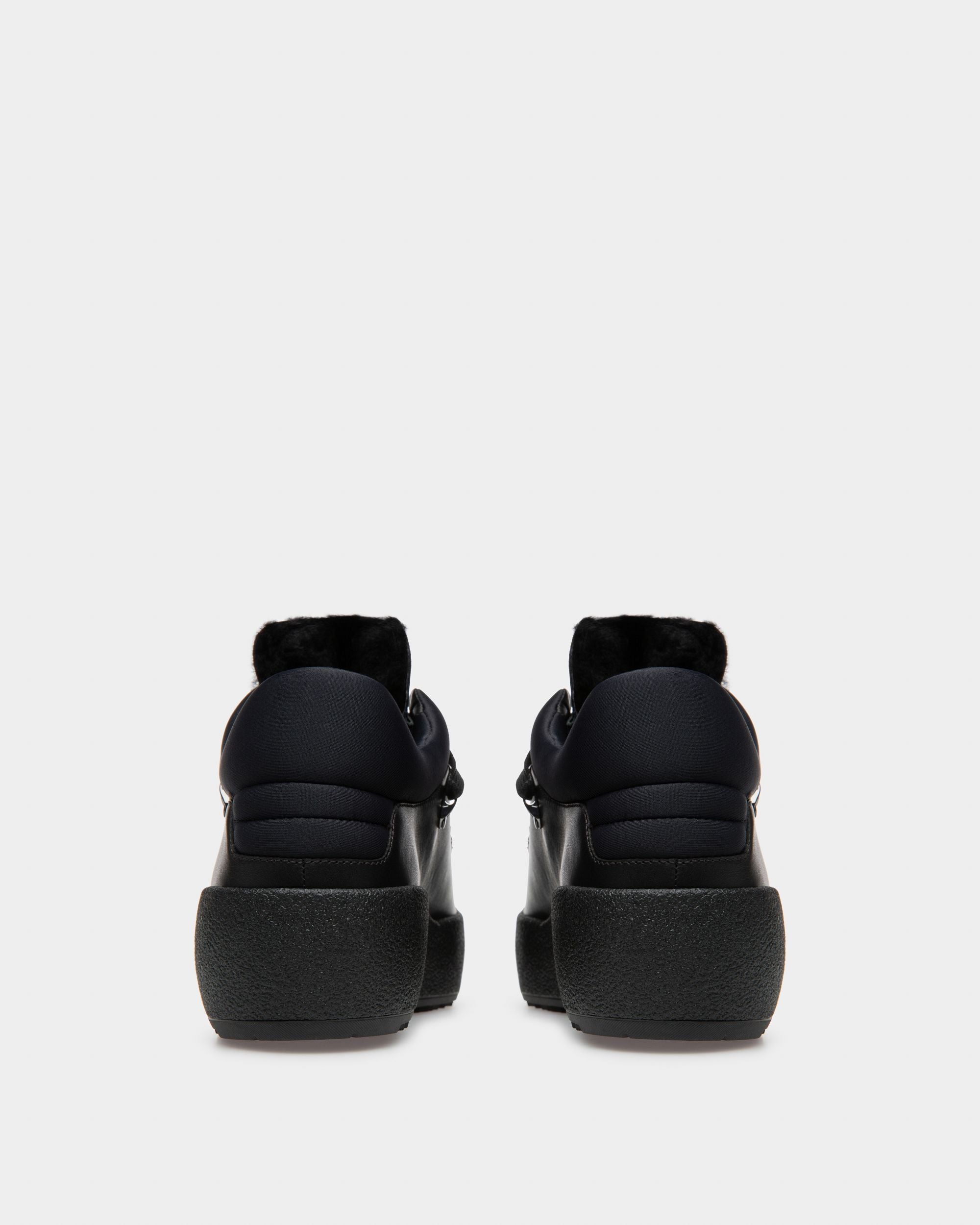 Bally Global - Curyal Leather Snow Boots In Black - Black