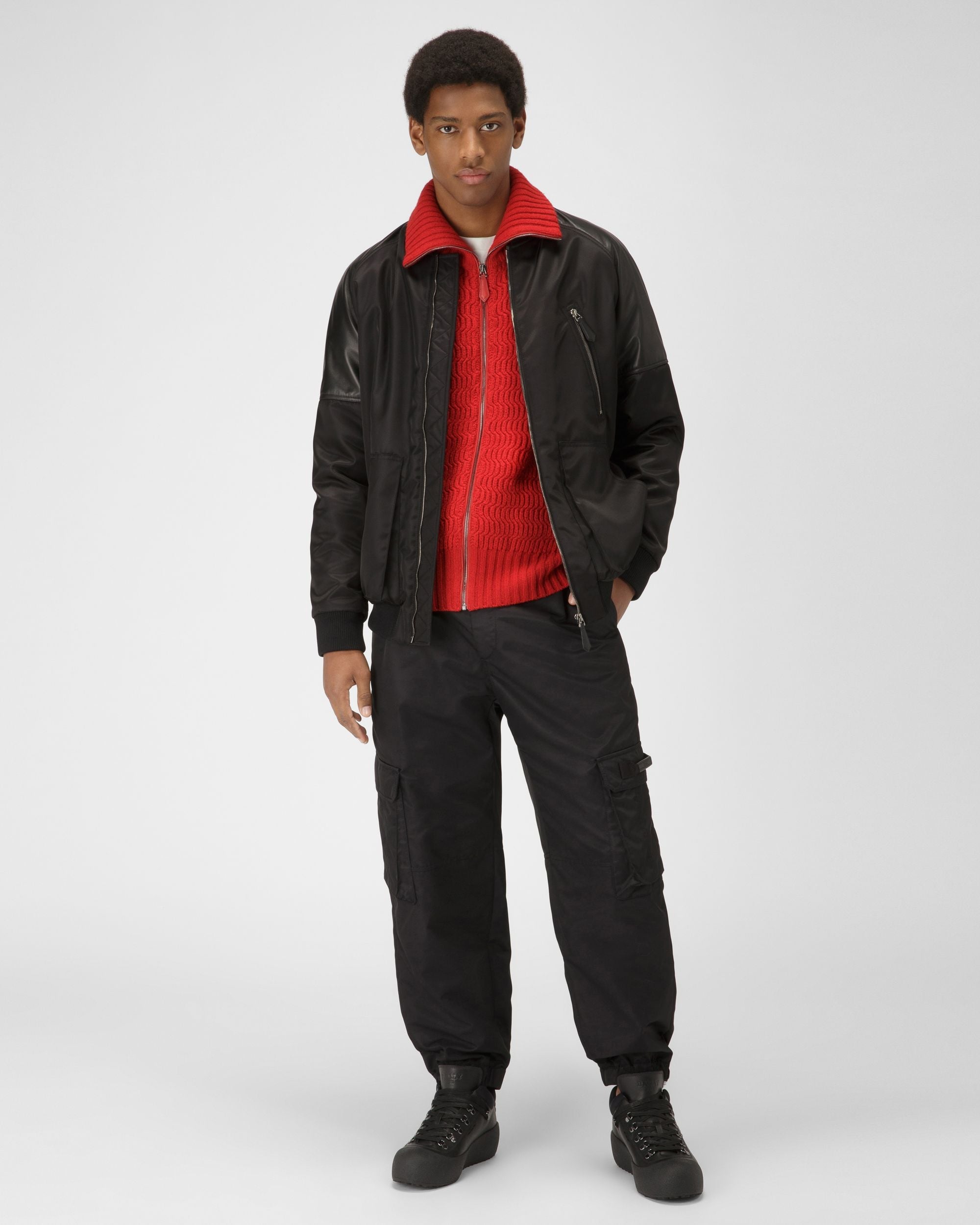 Bally Global - Curyal Leather Snow Boots In Black - Black