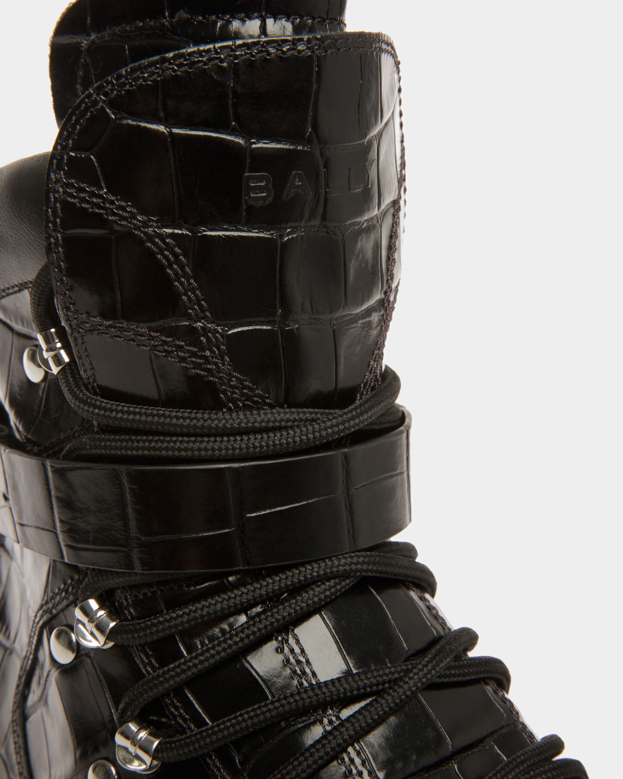 Bally Global - Frei Snow Boots In Black Leather - Black