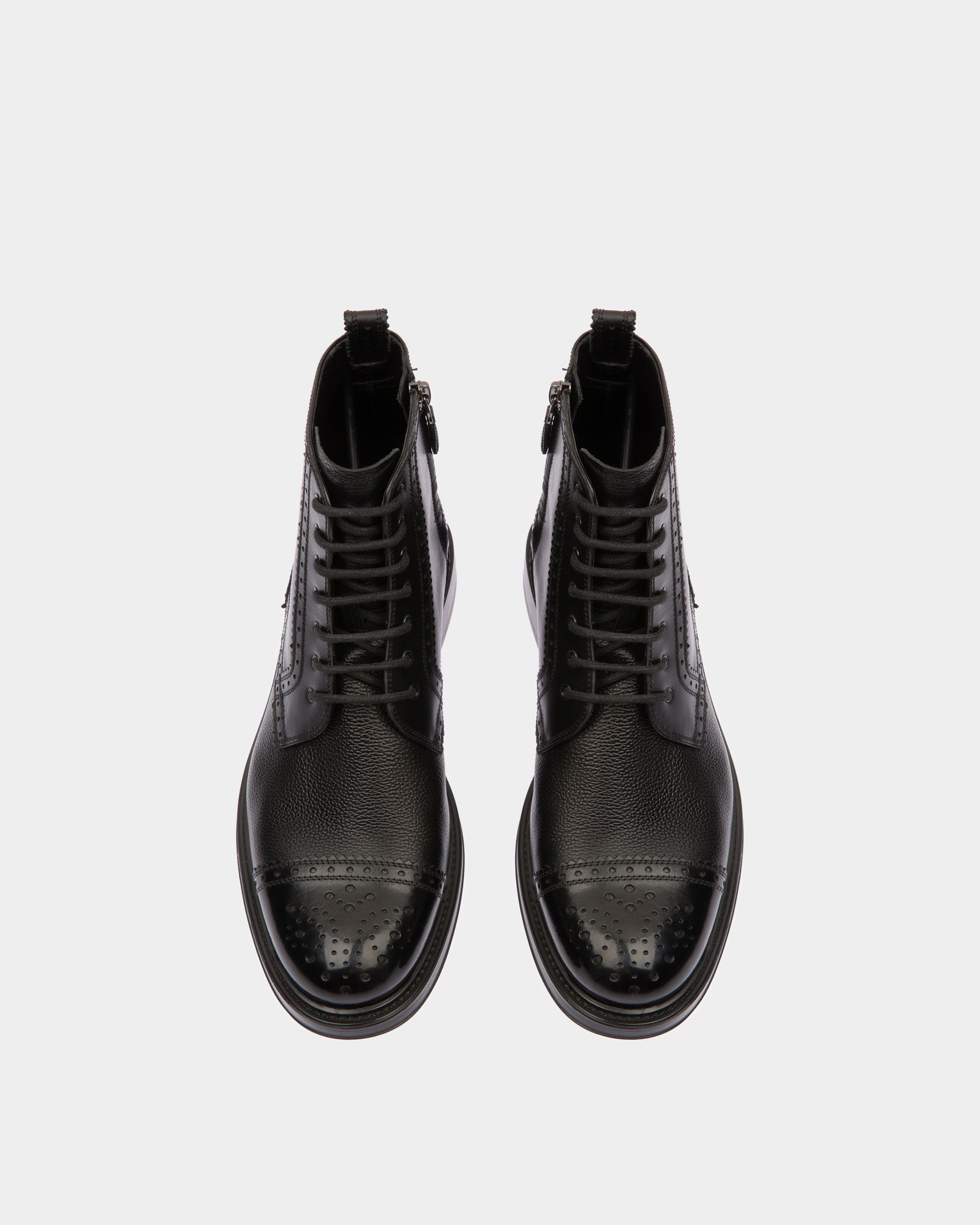 Bally Global - Nicoldon Leather Boots In Black - Black