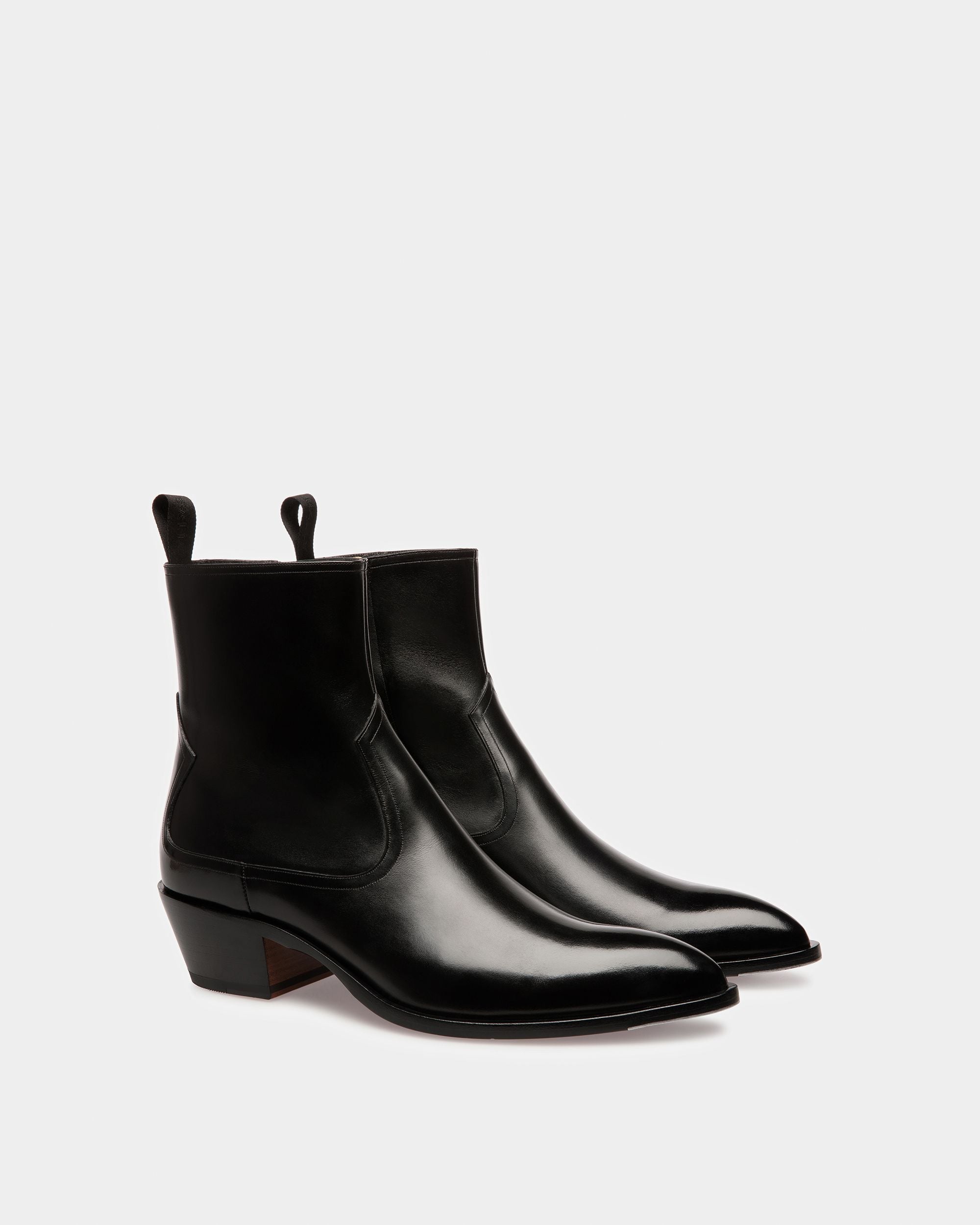 Bally Global - Botines Gaiman De Piel - Negro