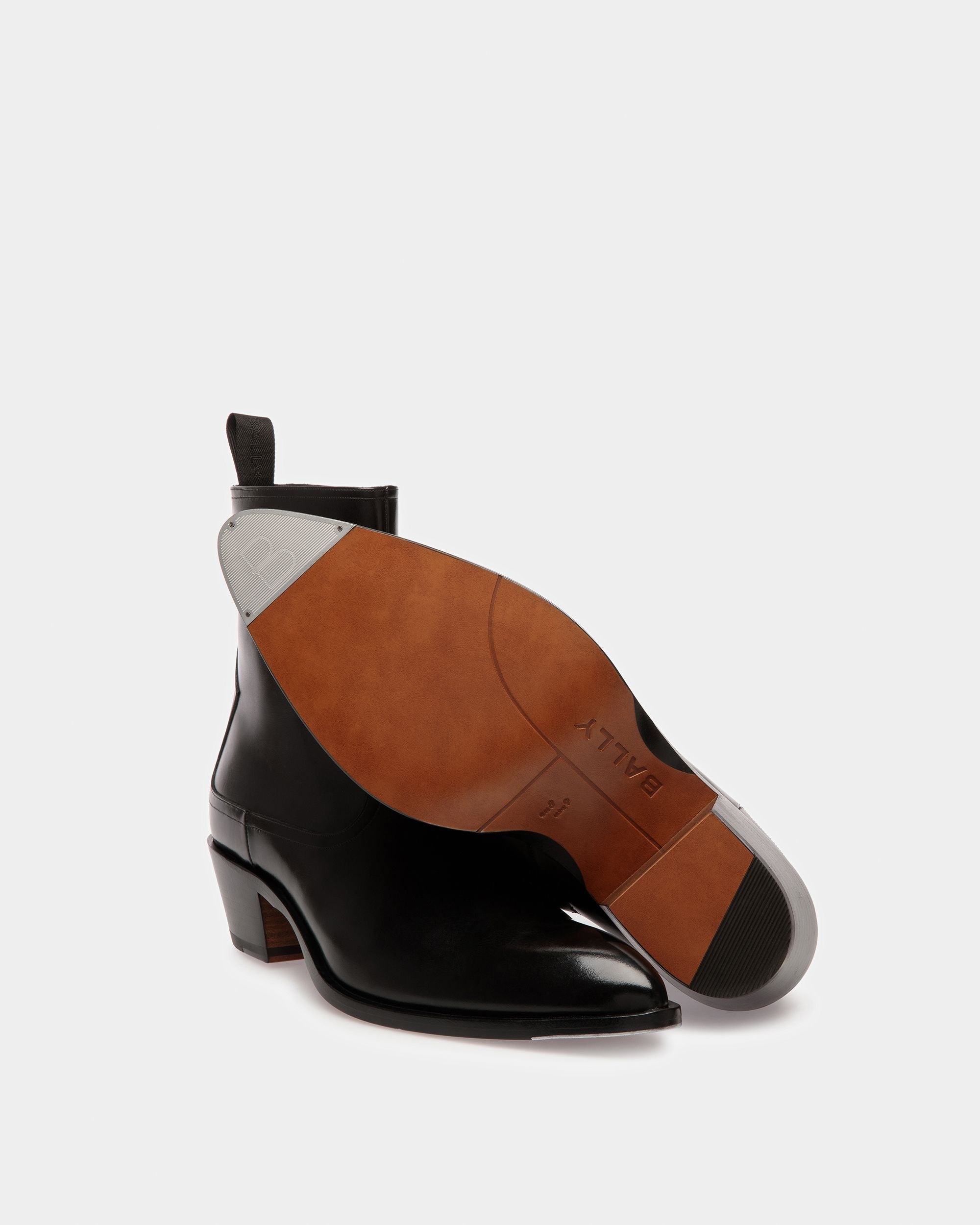 Bally Global - Botines Gaiman De Piel - Negro