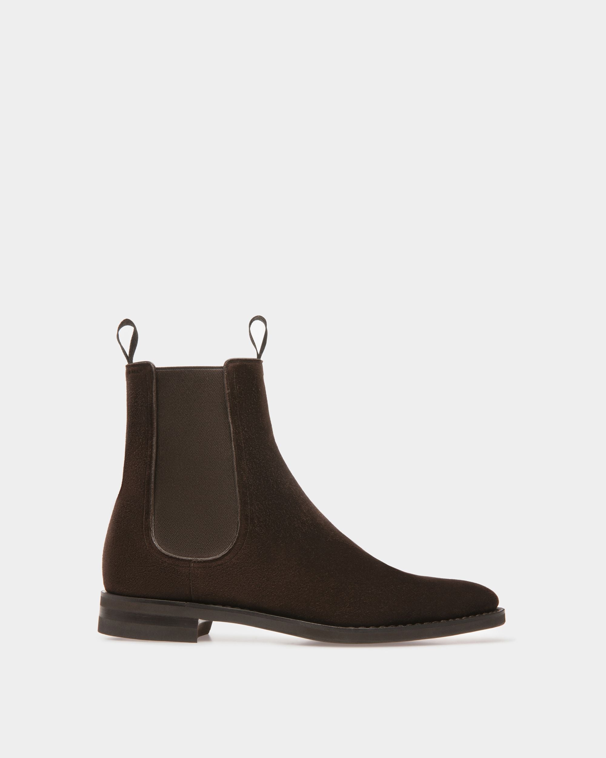 Bally Global - Scribe Booties In Brown Suede - Brown