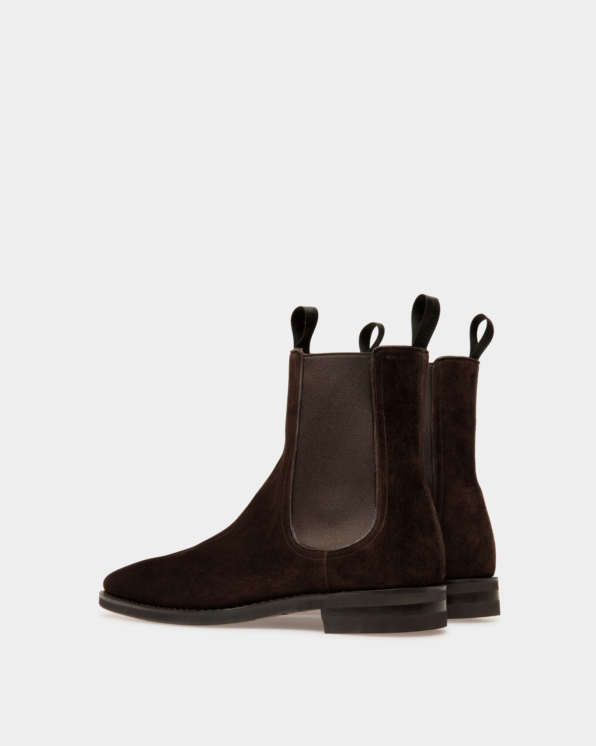Bally Global - Scribe Booties In Brown Suede - Brown