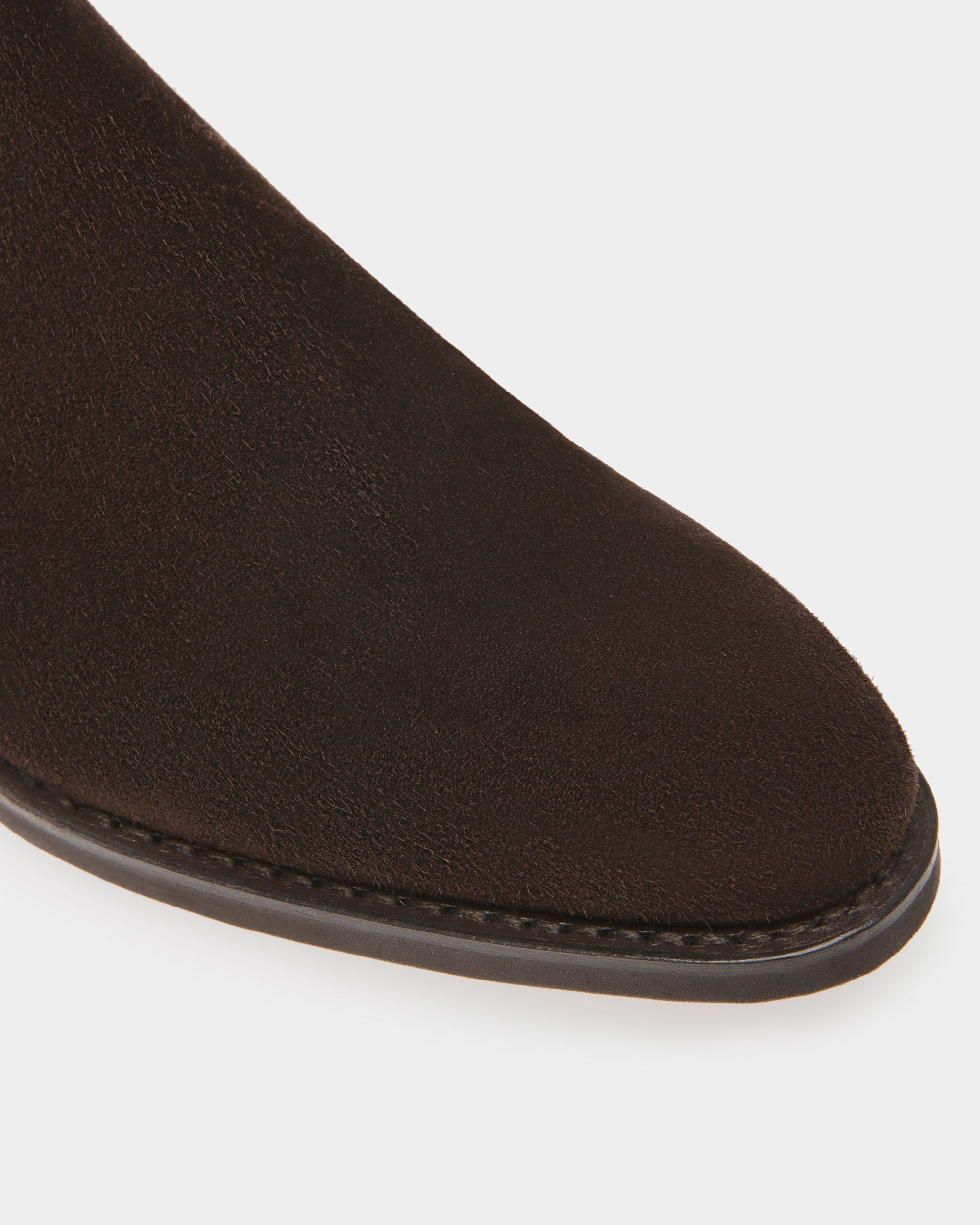 Bally Global - Scribe Booties In Brown Suede - Brown