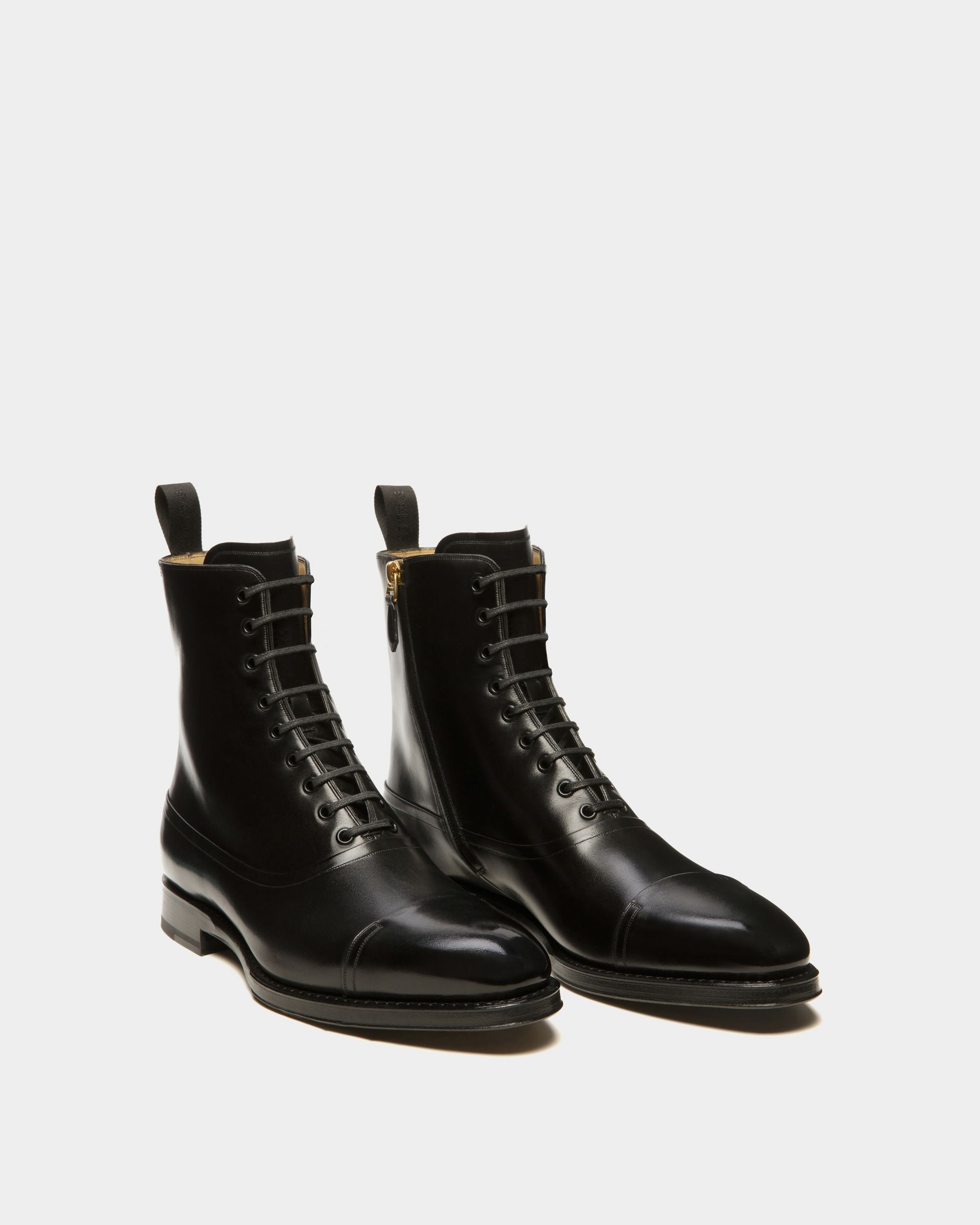 Bally Global - Scribe Booties In Black Leather - Black