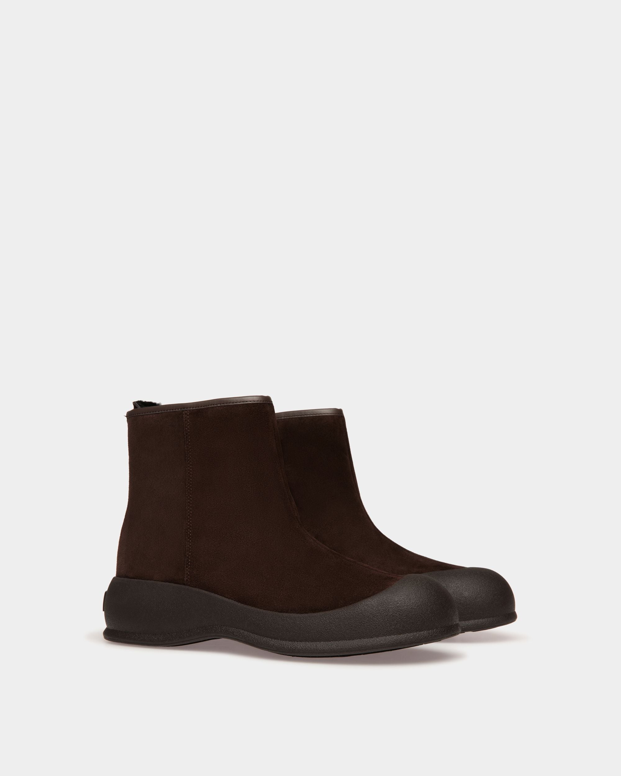 Bally Global - Frei Snow Boot in Ebano Suede - Brown