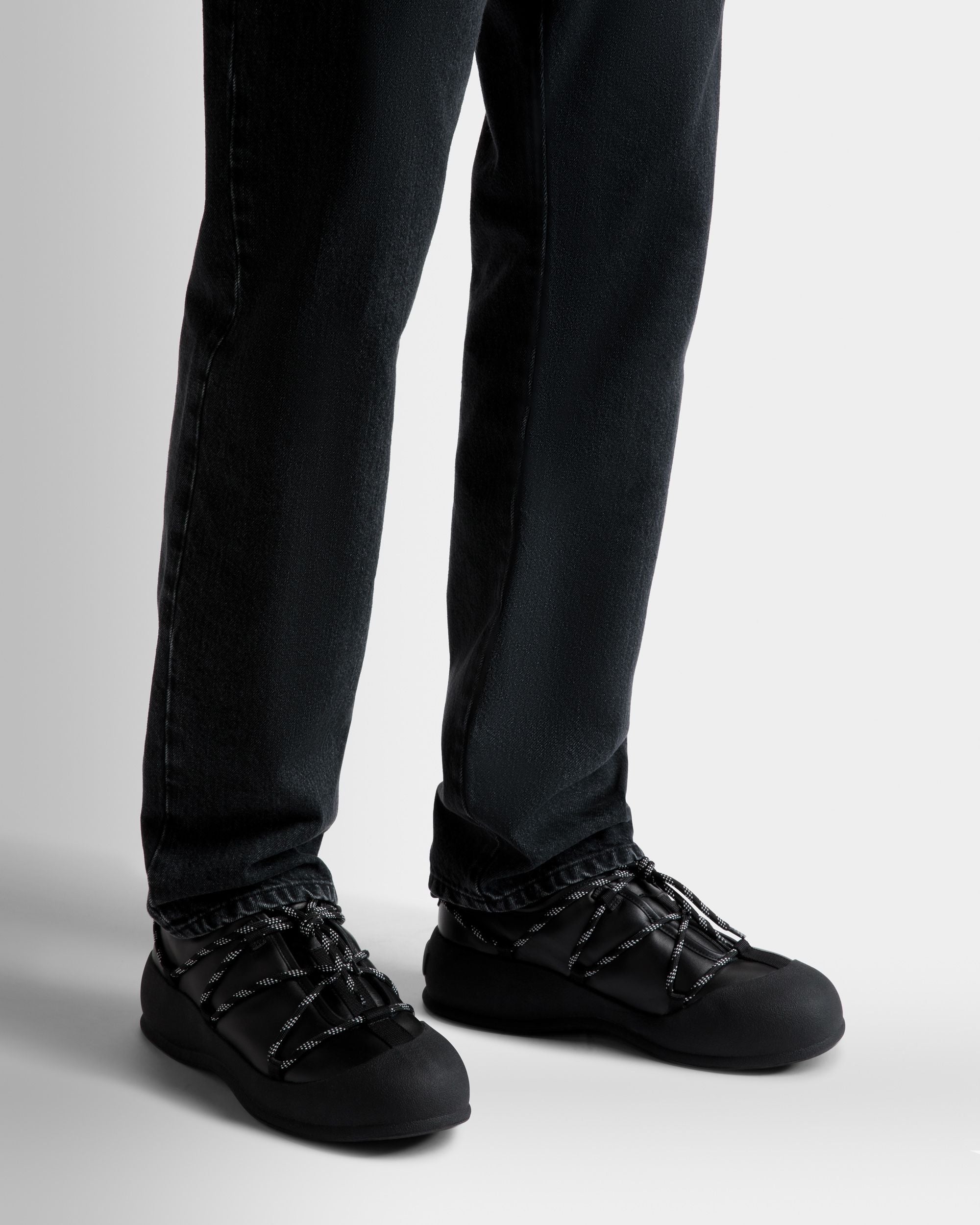 Bally Global - Frei Snow Boots In Black Leather - Black