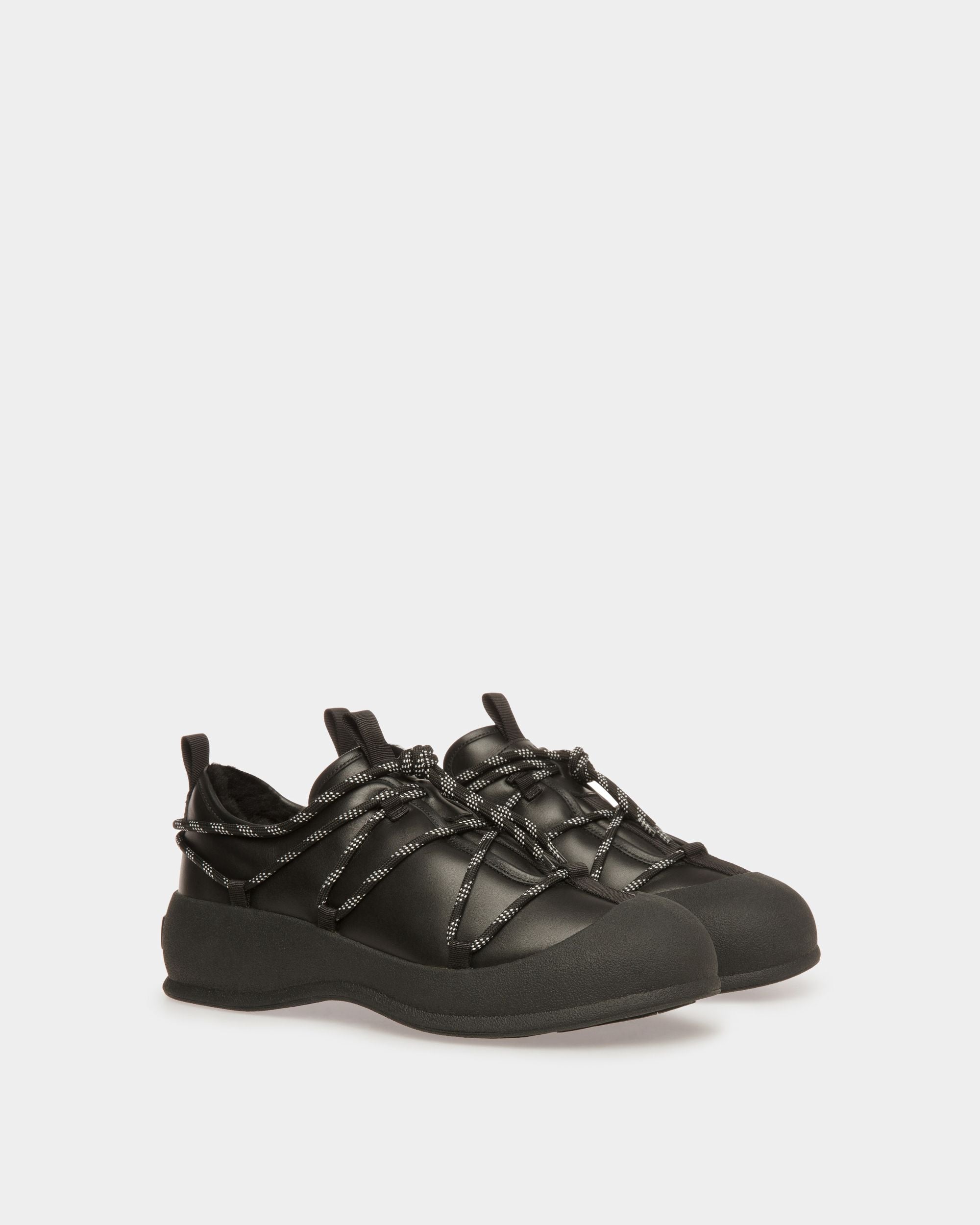 Bally Global - Frei Snow Boots In Black Leather - Black