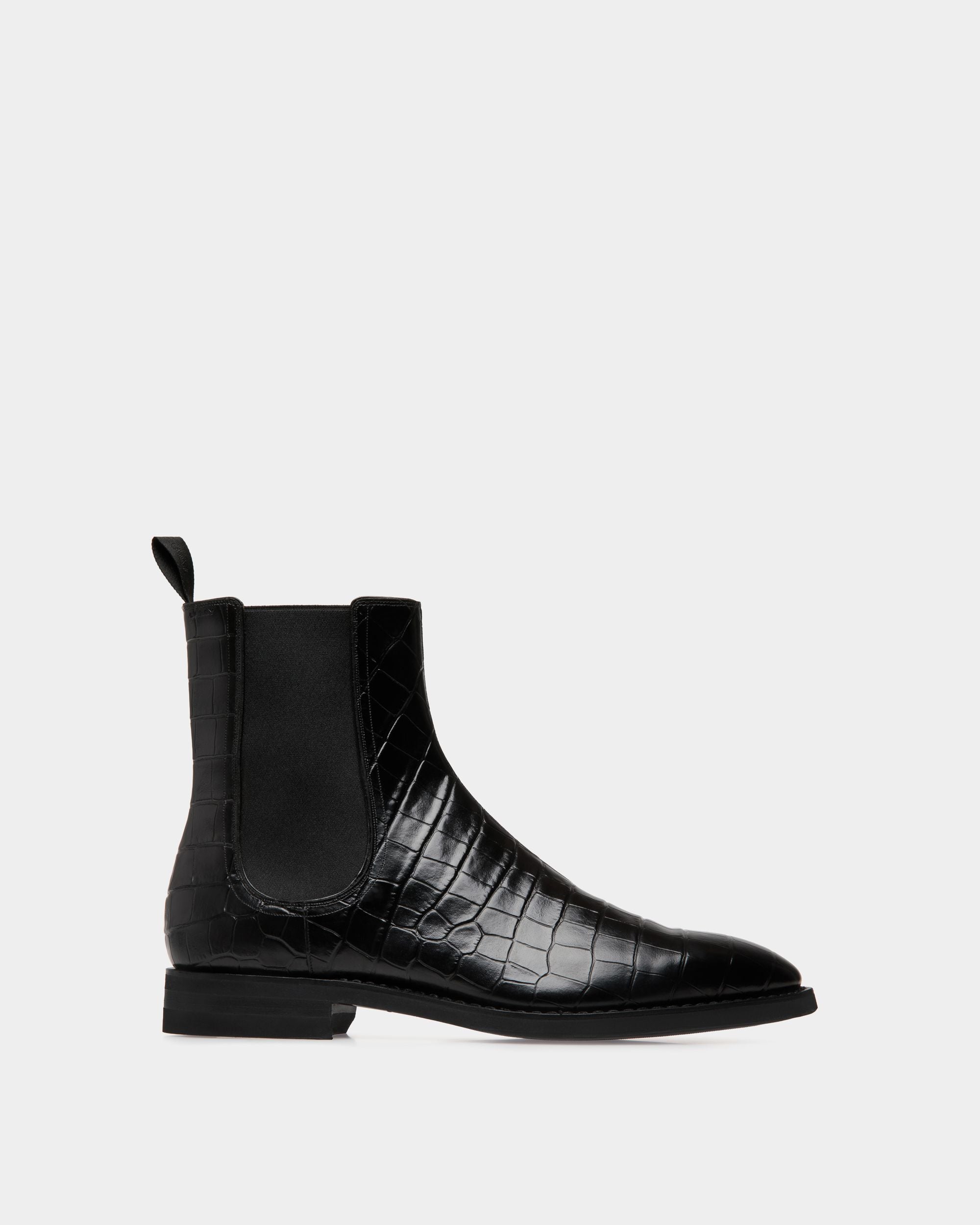 Bally Global - Scribe Boots In Black Leather - Black