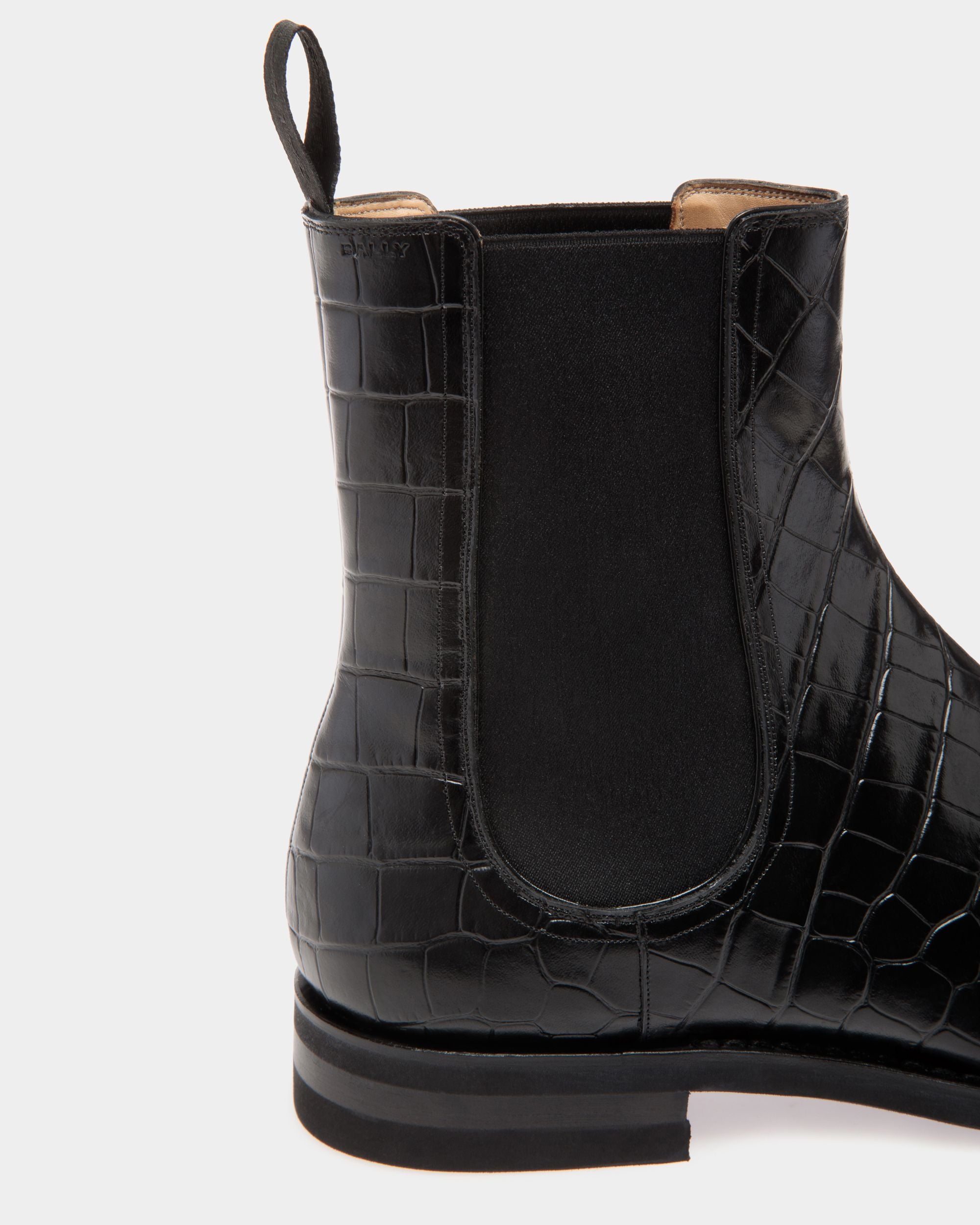 Bally Global - Scribe Boots In Black Leather - Black