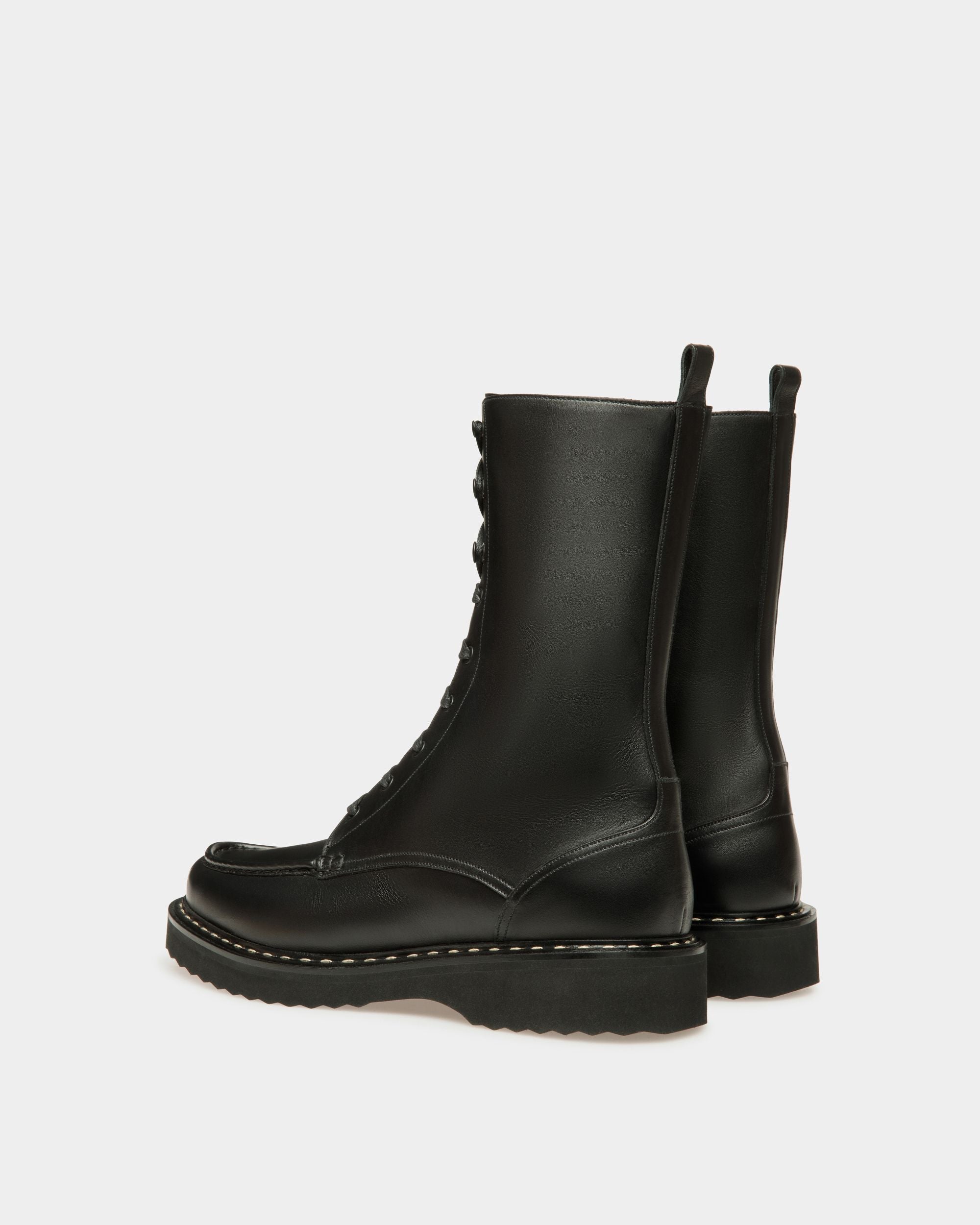 Bally Global - Botines Neasden De Piel En Negro - Negro