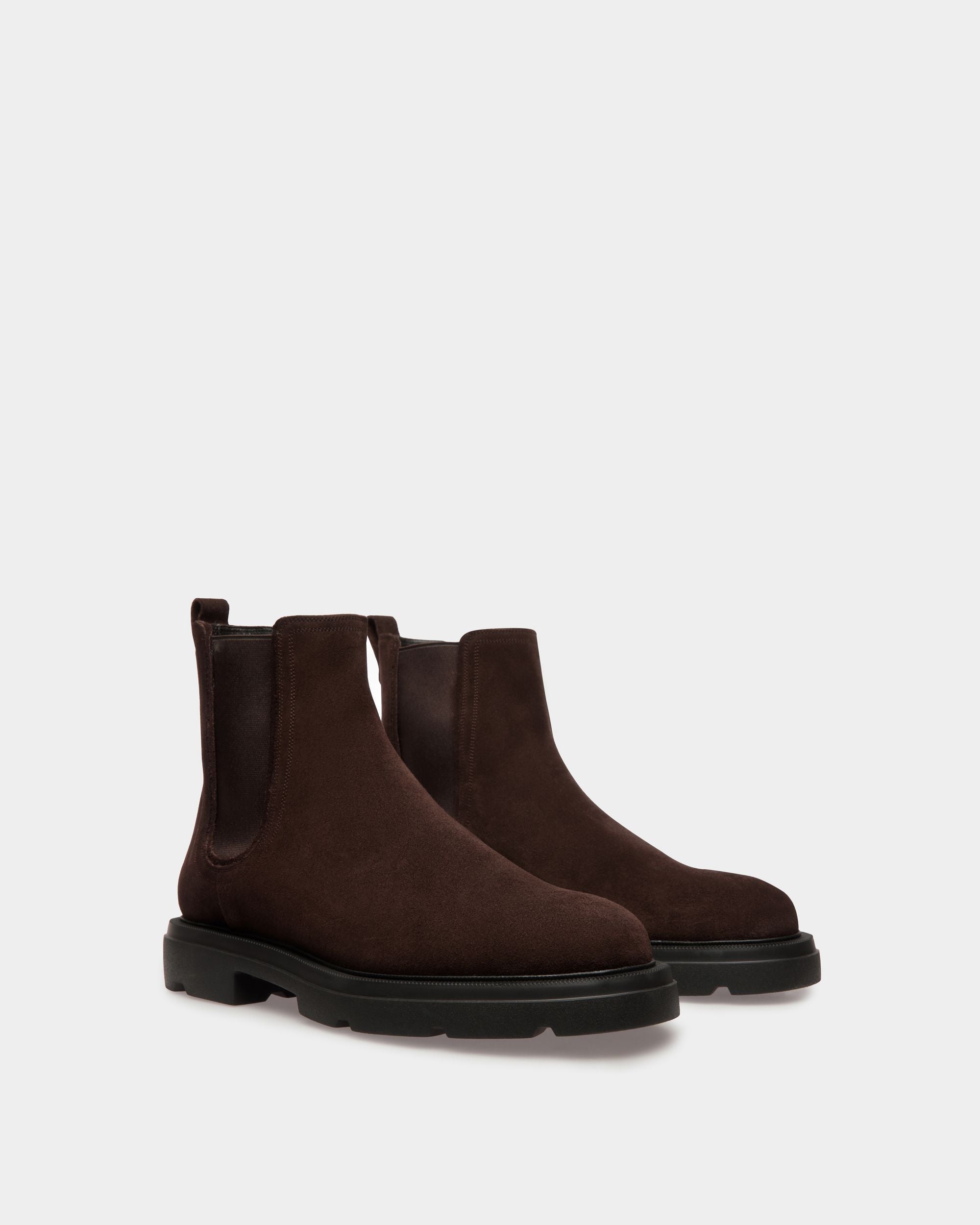 Bally Global - Zurich Booties In Brown Suede - Brown