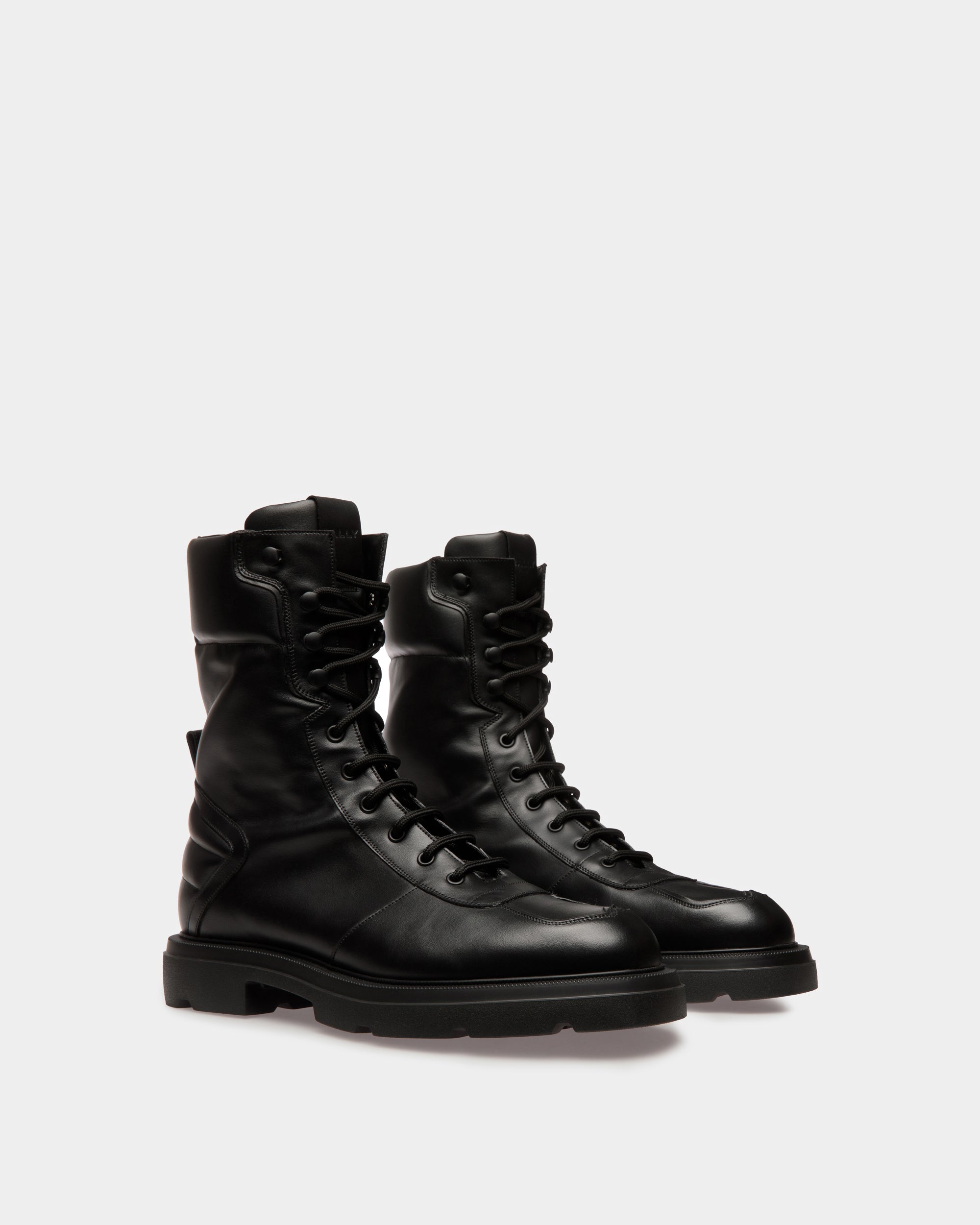 Bally Global - Enga Boots In Black Leather - Black