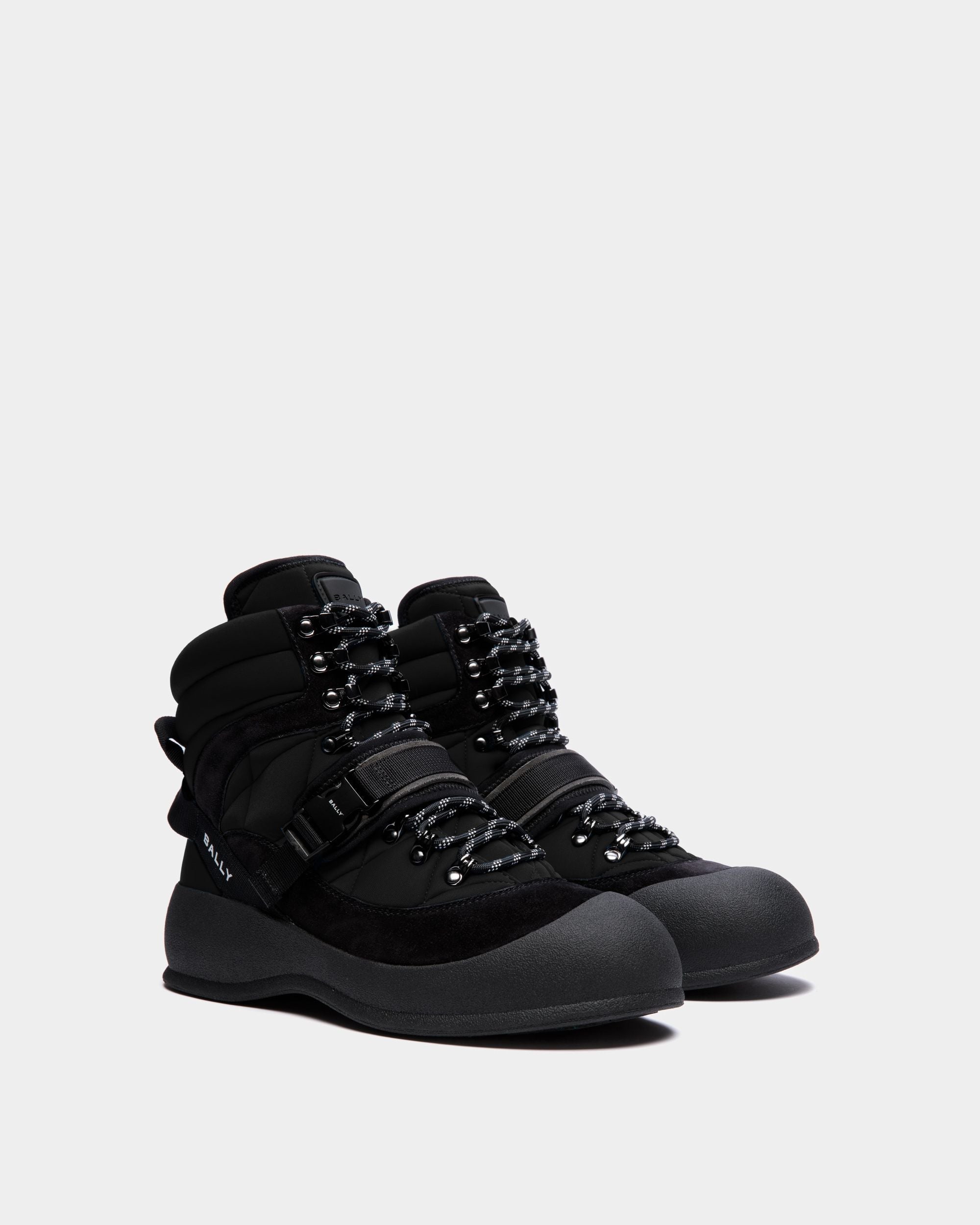 Bally Global - Frei Boot In Black Nylon - Black