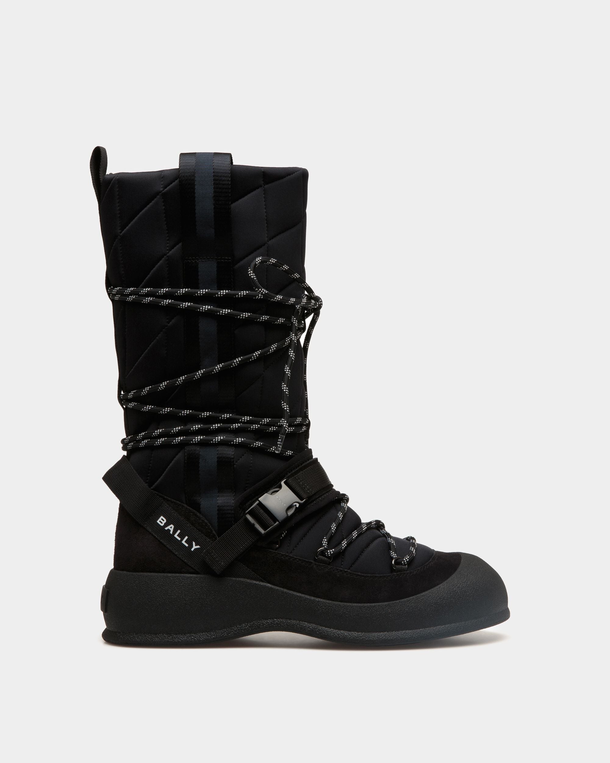Bally Global - Frei Lace-Up Boot In Black Nylon - Black