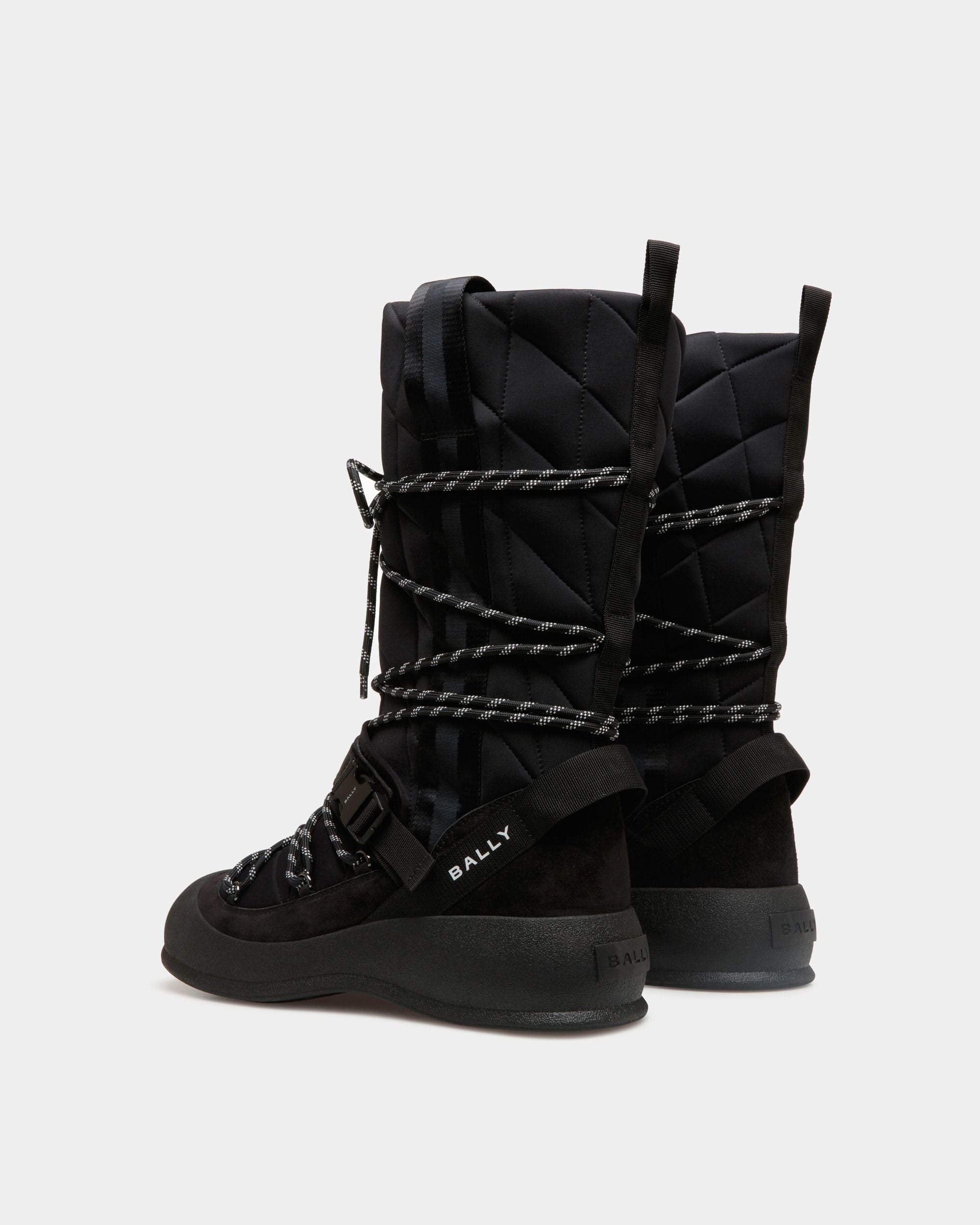 Bally Global - Frei Lace-Up Boot In Black Nylon - Black