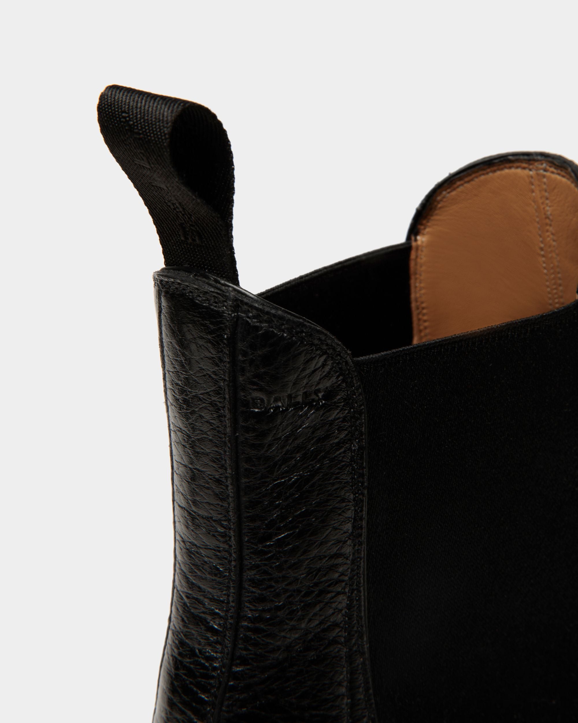 Bally Global - Westminster Bootie In Black Deer Leather - Black