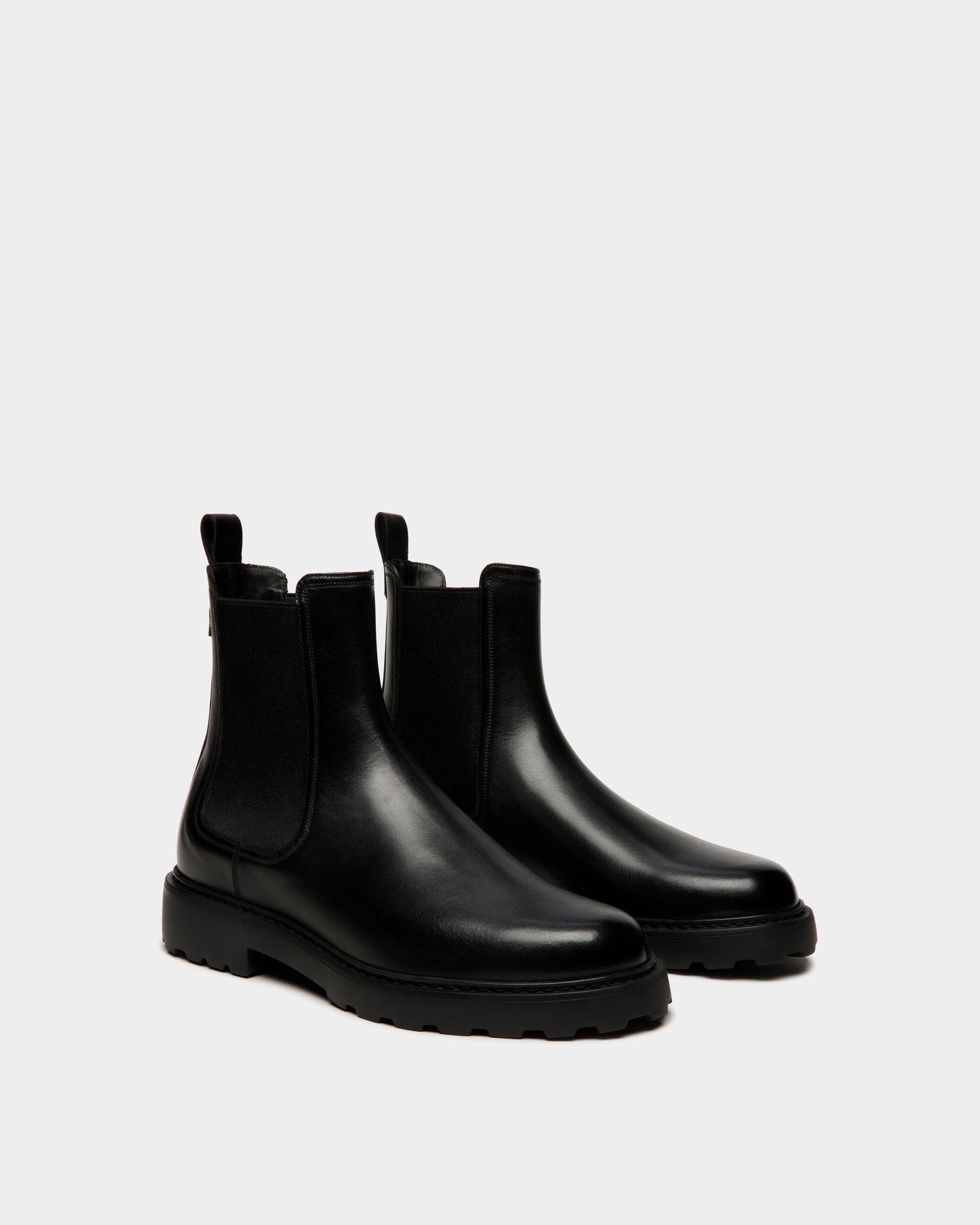 Bally Global - Gusto Bootie In Black Leather - Black