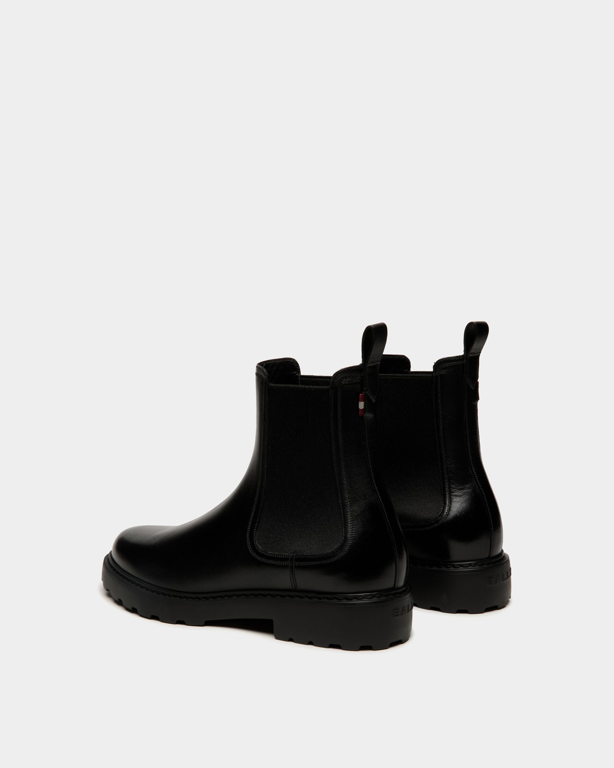 Bally Global - Gusto Bootie In Black Leather - Black