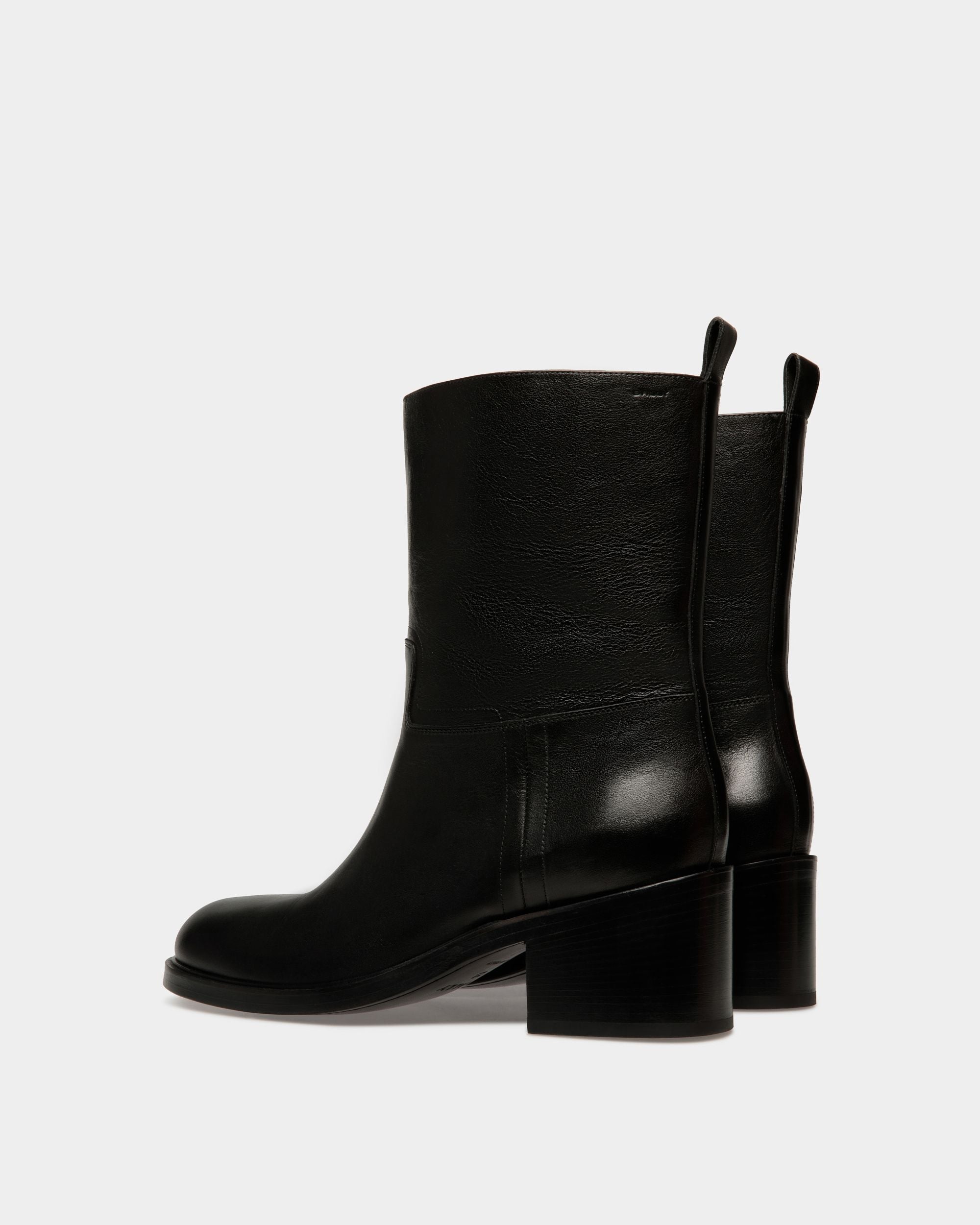 Bally Global - Botte Peggy En Cuir Noir - Noir