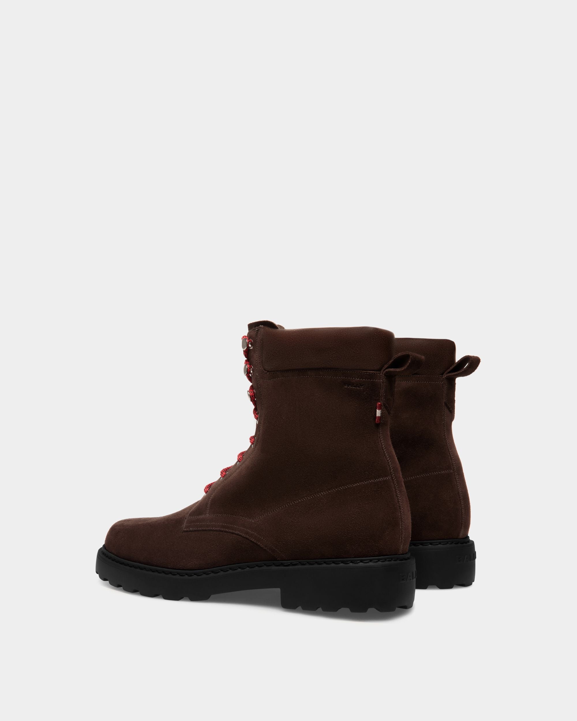 Bally Global - Gusto Bootie in Ebano Suede - Brown