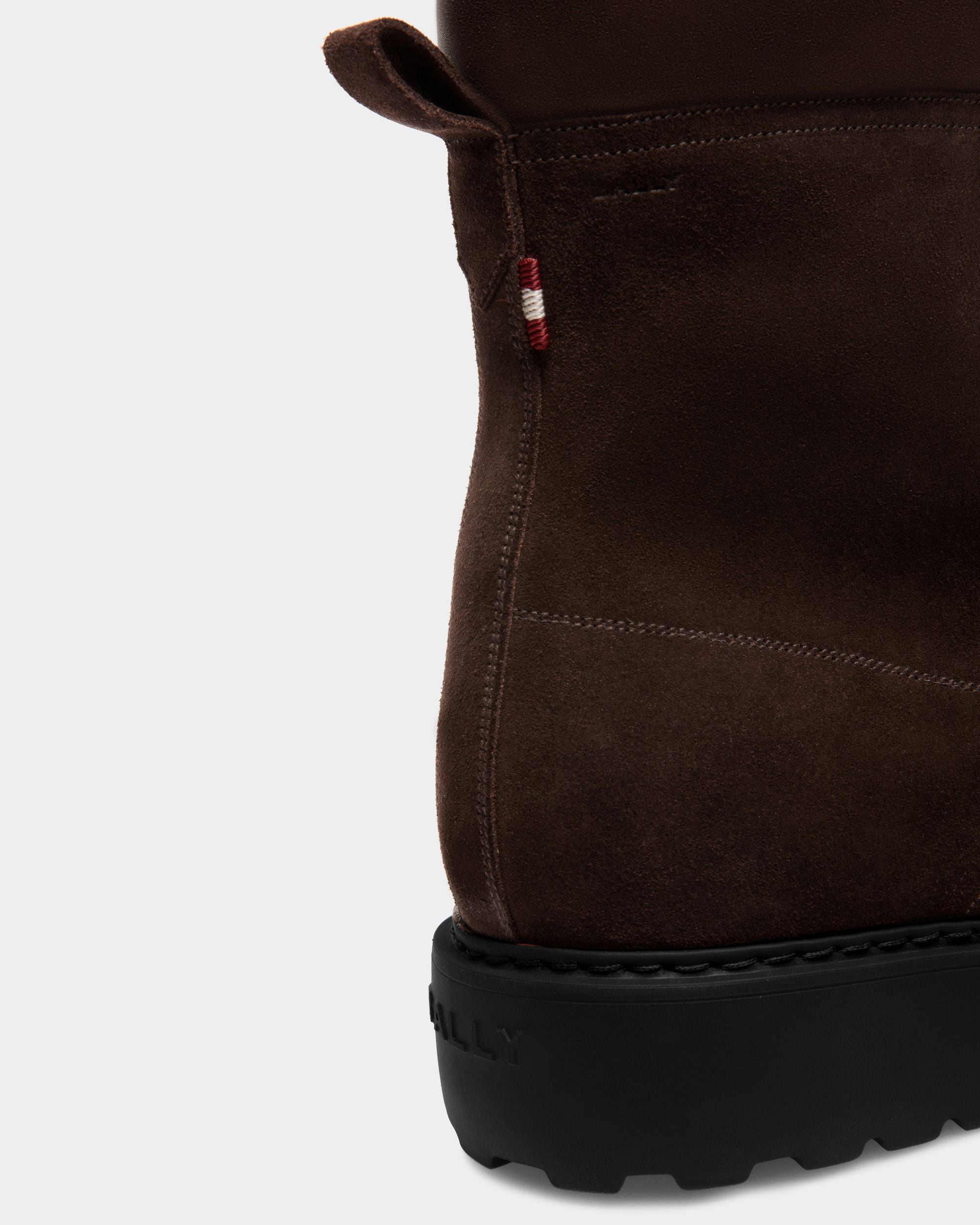 Bally Global - Gusto Bootie in Ebano Suede - Brown