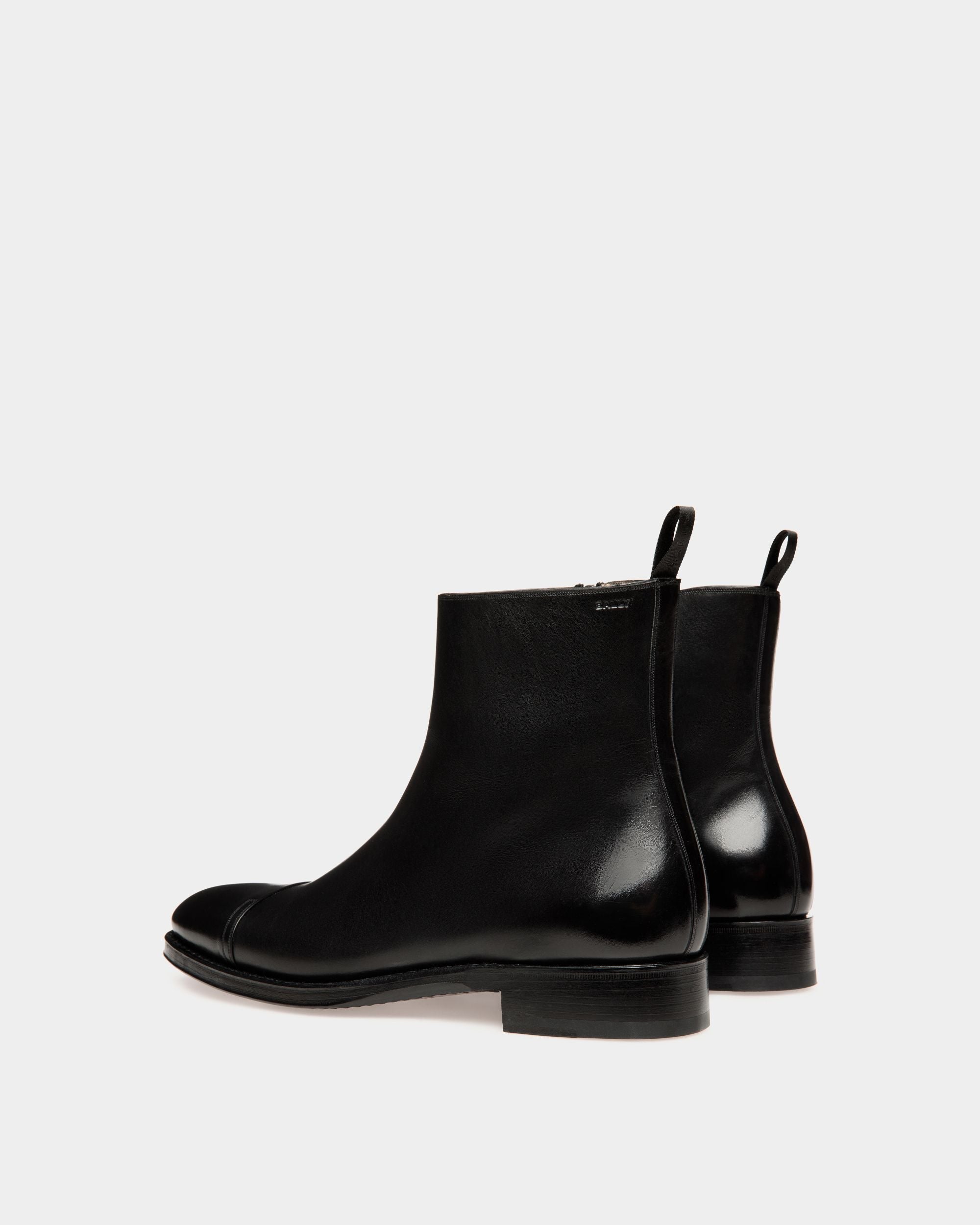 Bally Global - Adrien Brody Travel Collection Bootie In Black Leather - Black