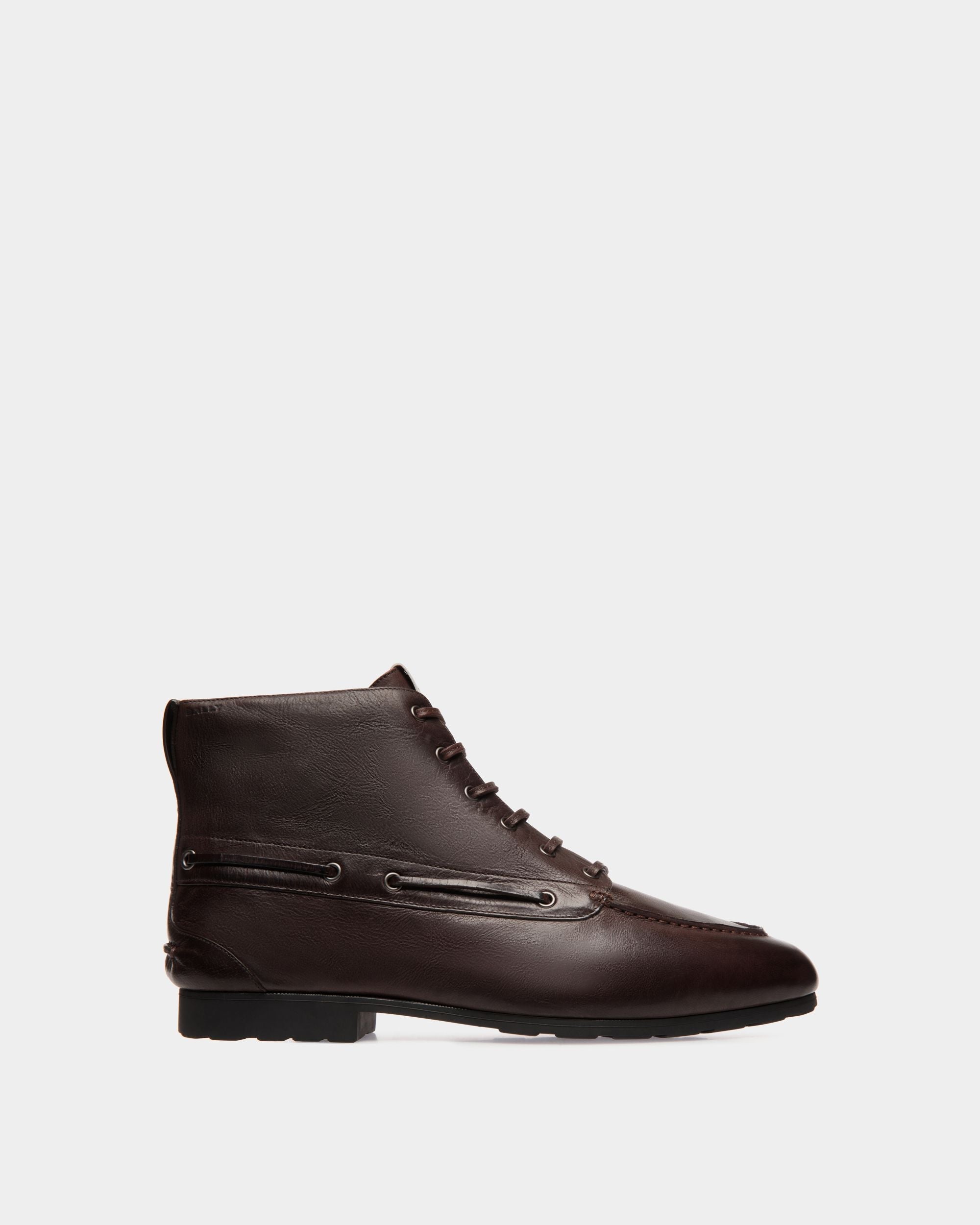 Bally Global - Winter Capsule Bootie in Ebano Leather - Brown