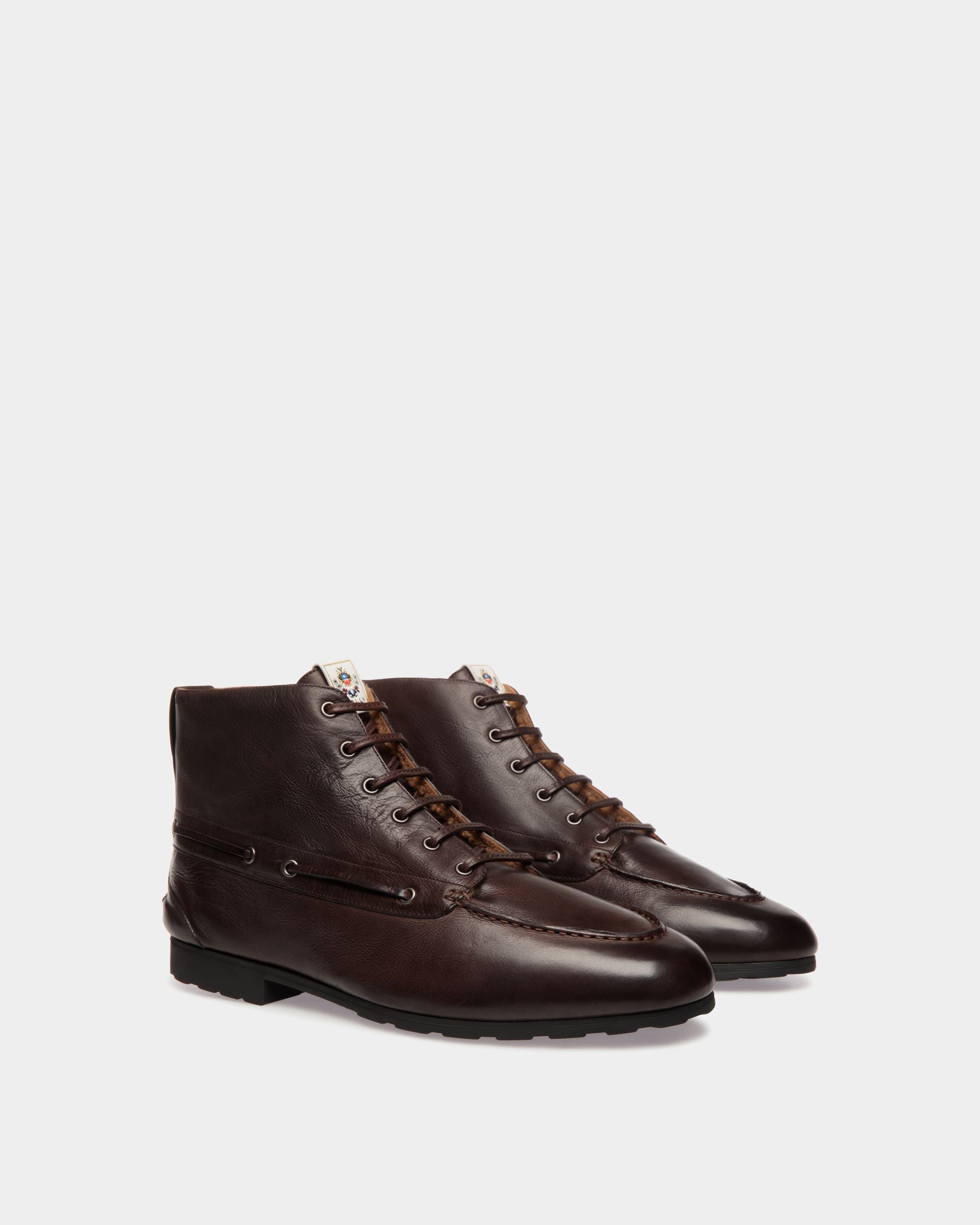 Bally Global - Winter Capsule Bootie in Ebano Leather - Brown
