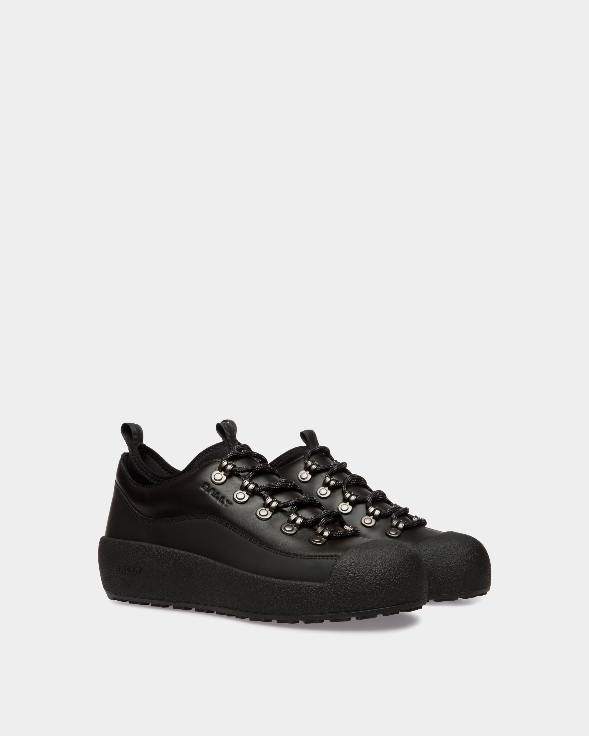 Bally Global - Winter Capsule Bootie in Black Leather - Black